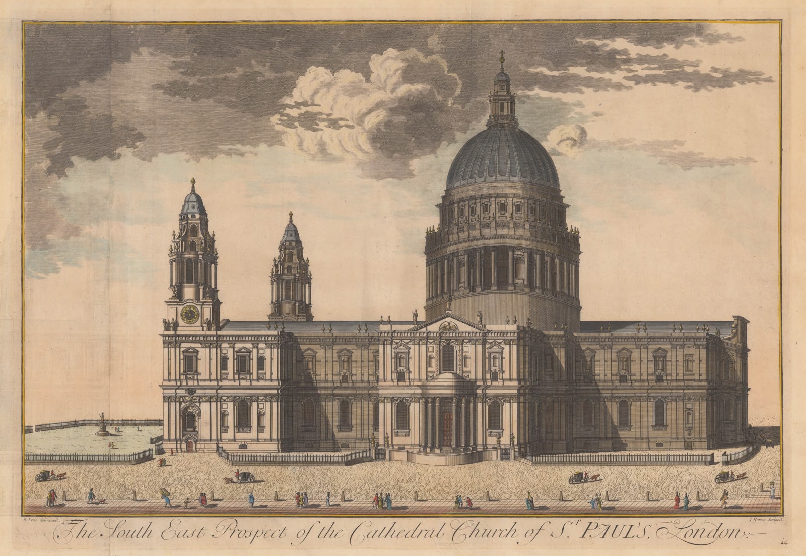John Harris, London - St. Paul's Cathedral, 1715