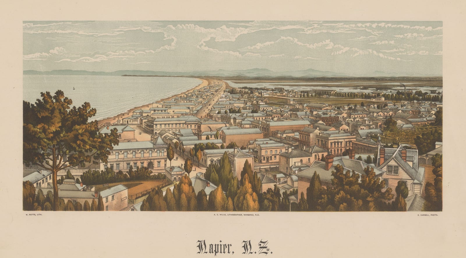 Edward Wakefield, New Zealand - Napier, 1889