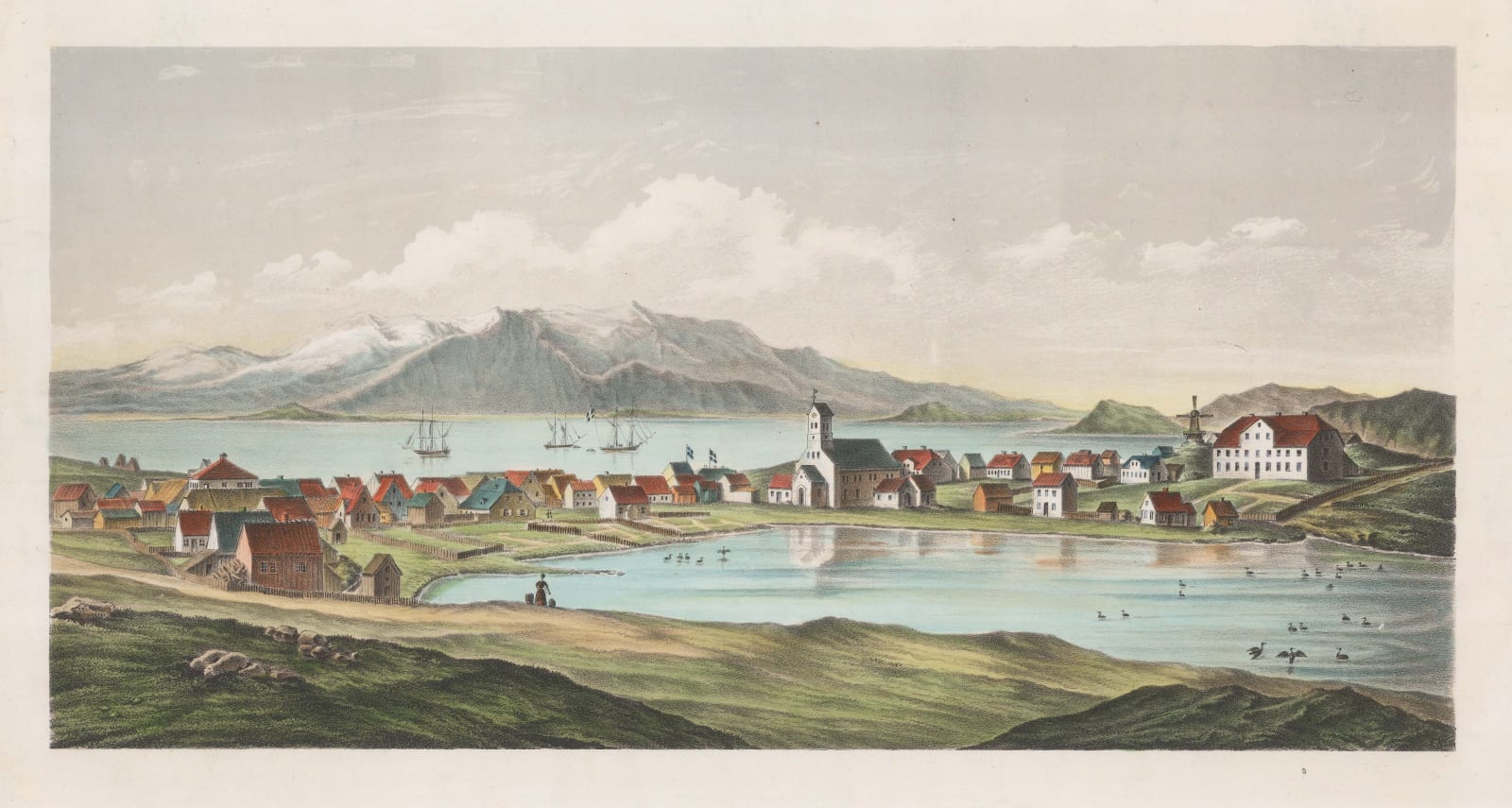 Anonymous, Iceland - Reykjavik, 1850 c.