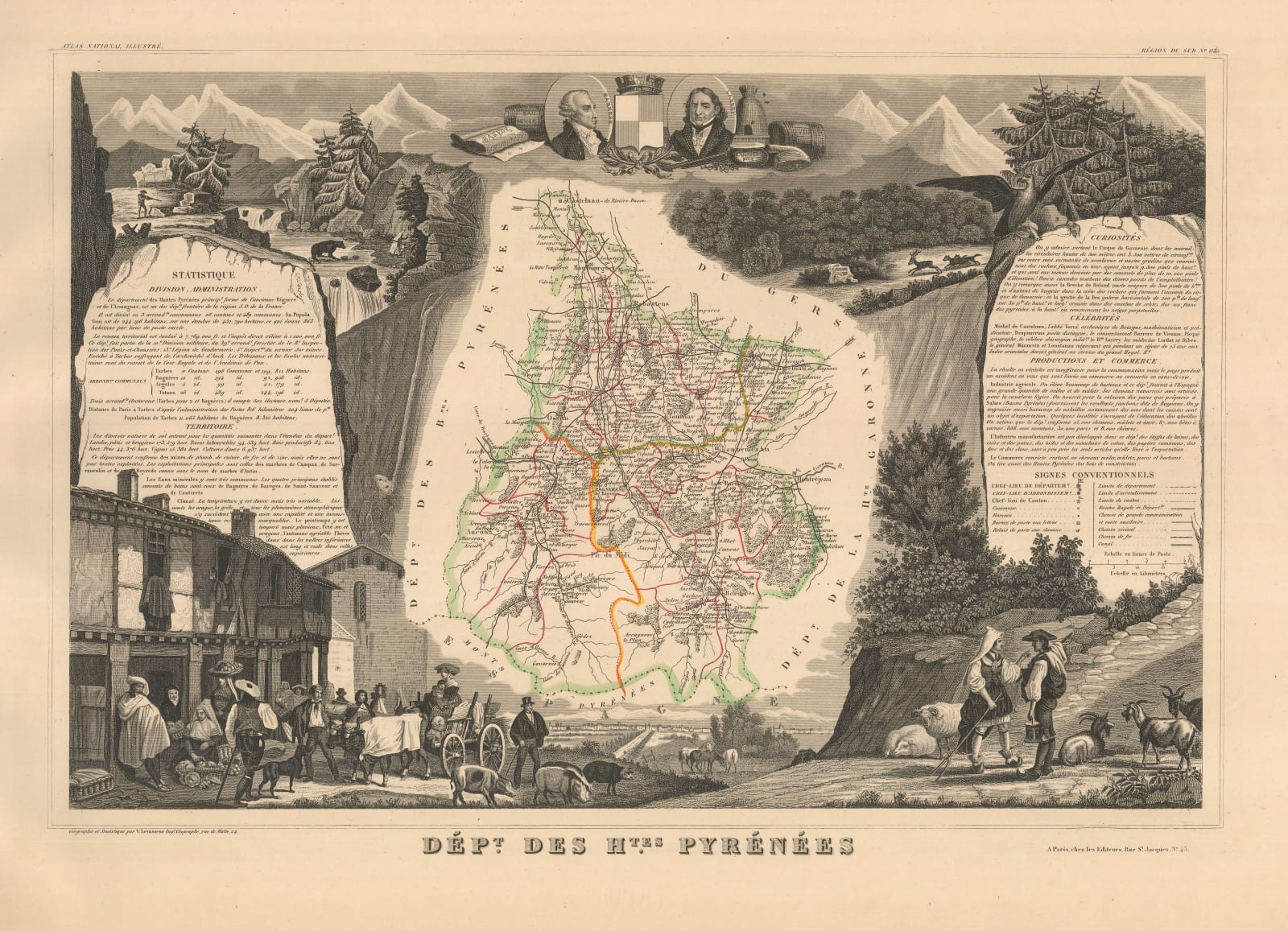 Victor Levasseur, Hautes-Pyrénées, 1847