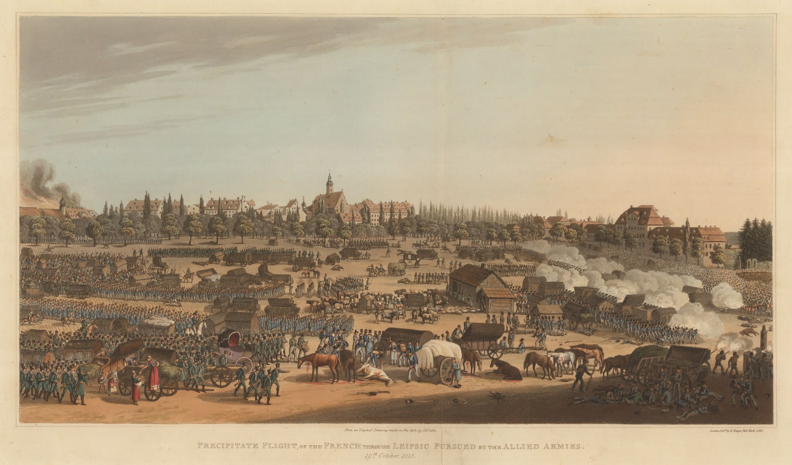 Robert Bowyer, Battle of Leipsic, 1815