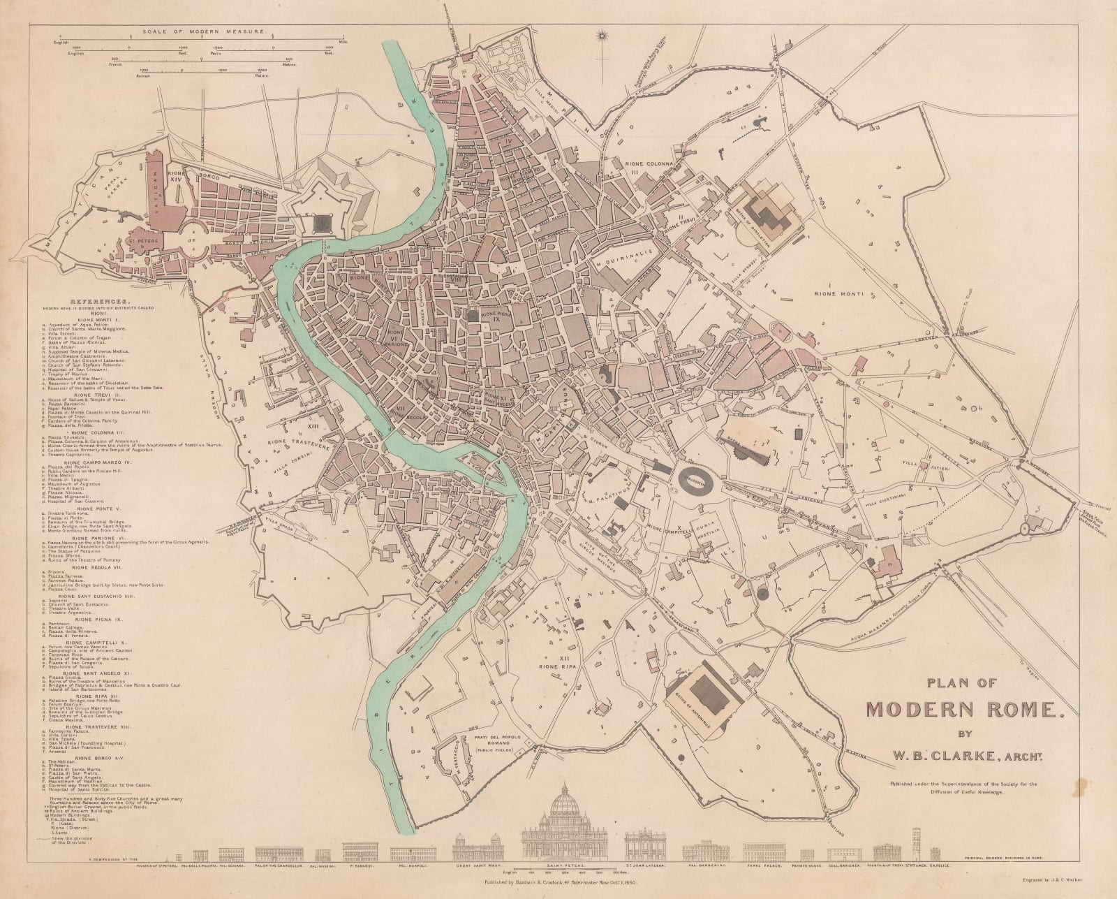Society for the Diffusion of Useful Knowledge (SDUK), Rome, 1830