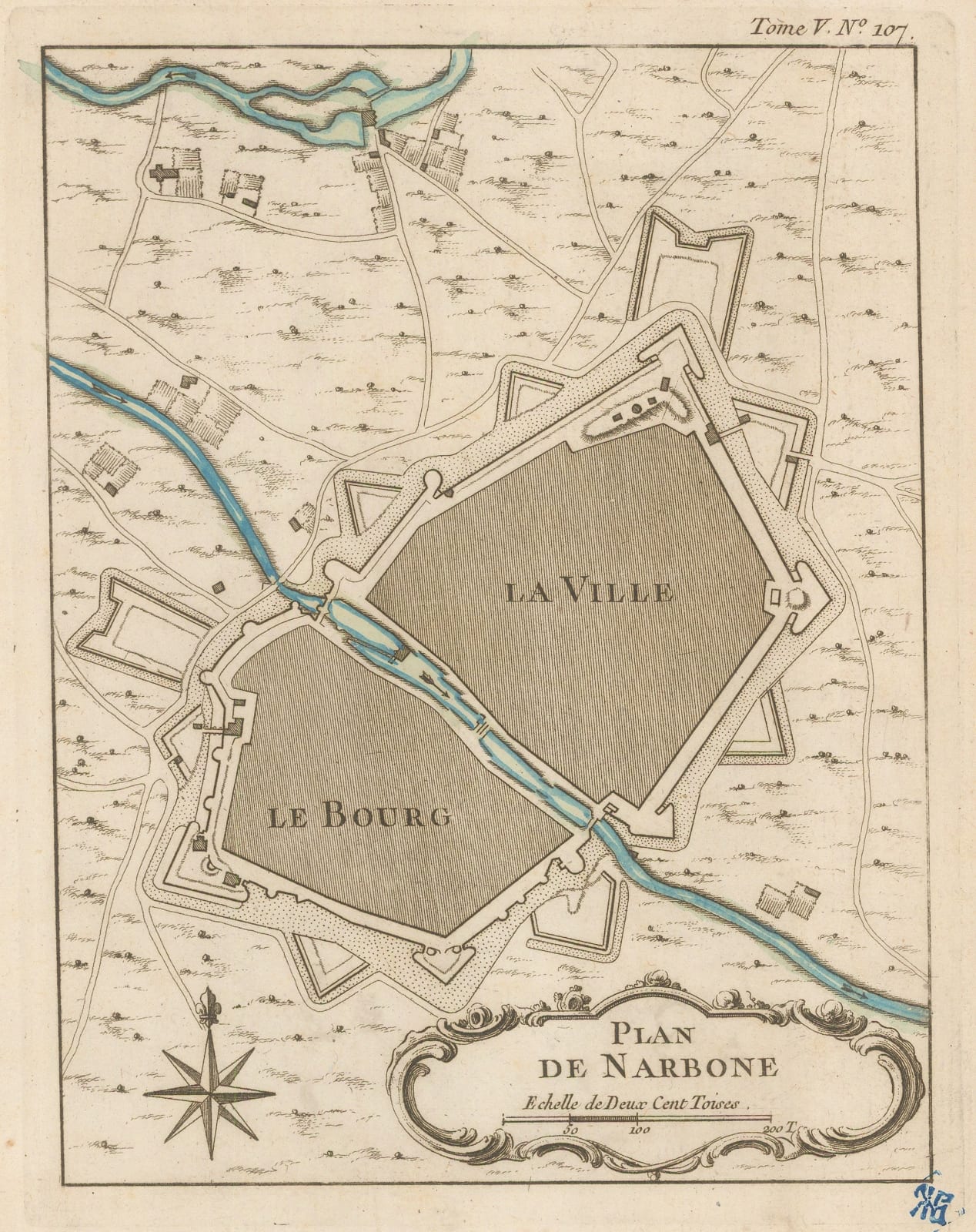 Jacques-Nicolas Bellin, Narbonne, 1764