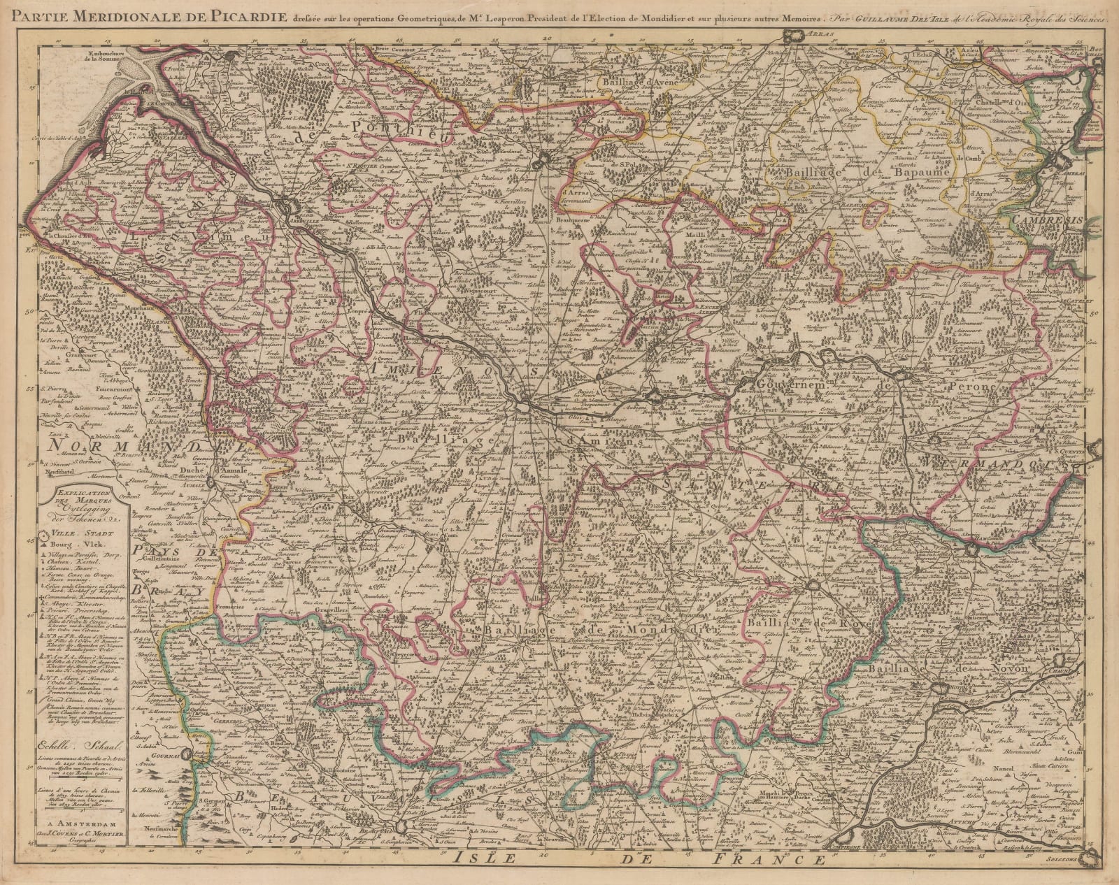 Covens (Jean) & Mortier (Cornelius), Picardy, Hauts-de-France, 1730 c.