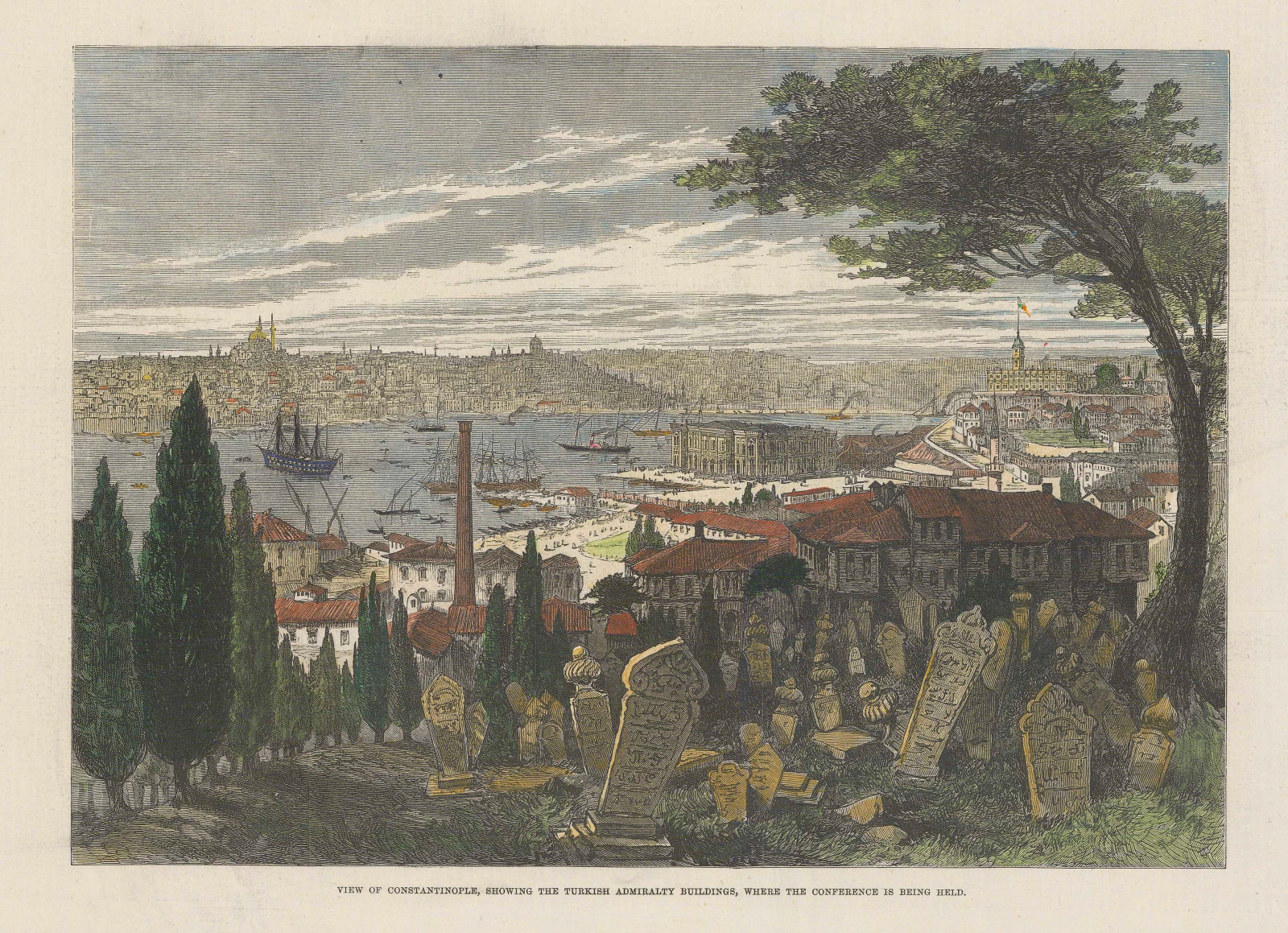 Illustrated London News (ILN), Turkey - Istanbul / Constantinople, Panorama, 1877