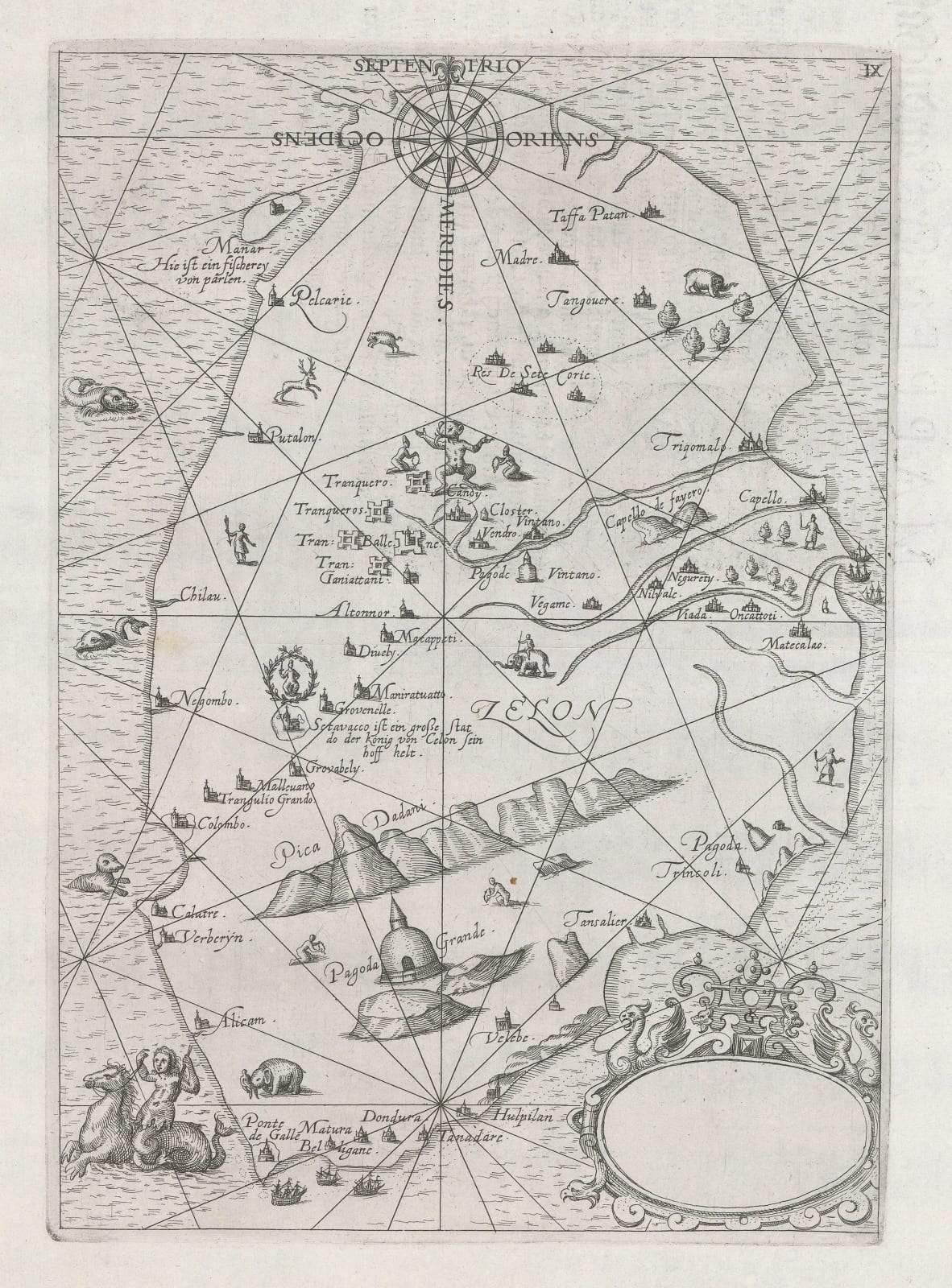Theodore De Bry, Sri Lanka, 1605