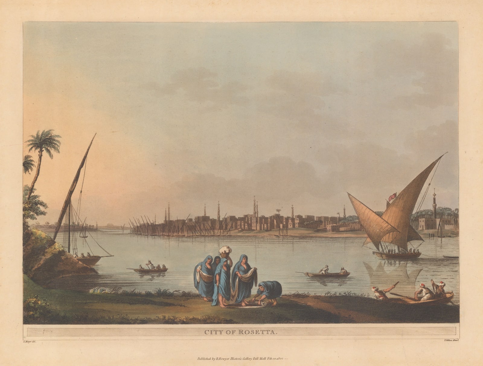 Luigi Mayer, Egypt - Rosetta, 1802