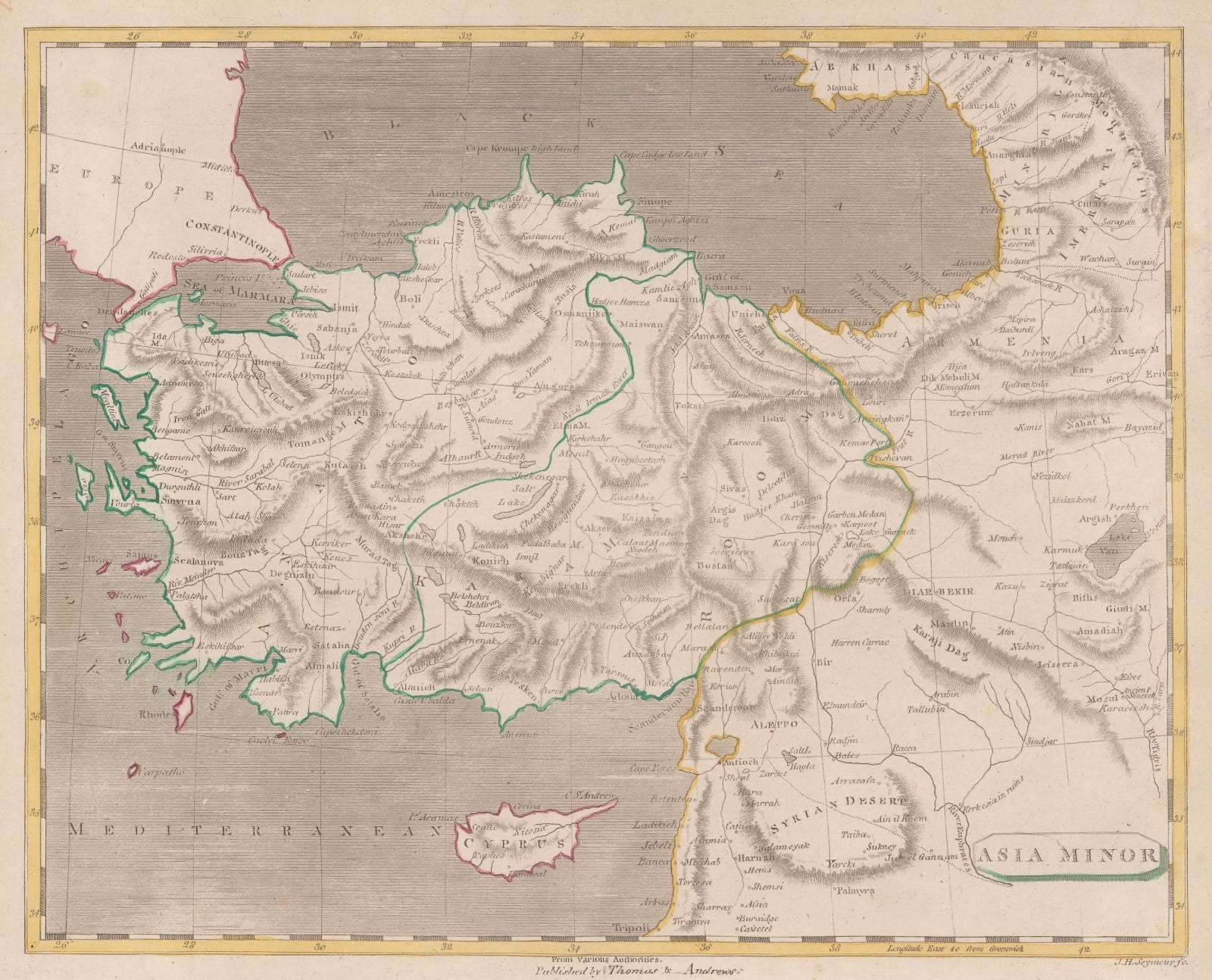 Thomas and Andrews, Asia Minor, 1805