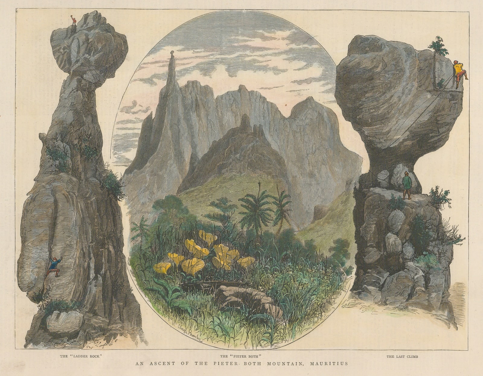 The Graphic Magazine, Mauritius - Pieter Both Mountain, 1879