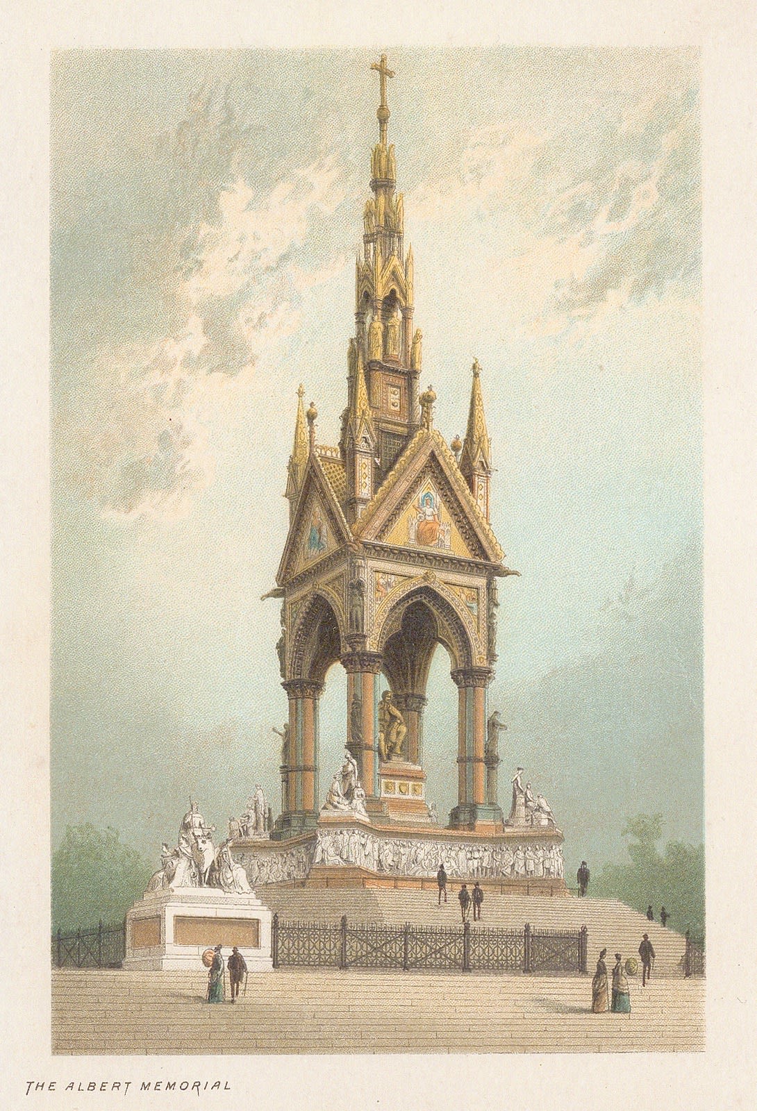 Thomas Nelson, London - Albert Memorial, 1889