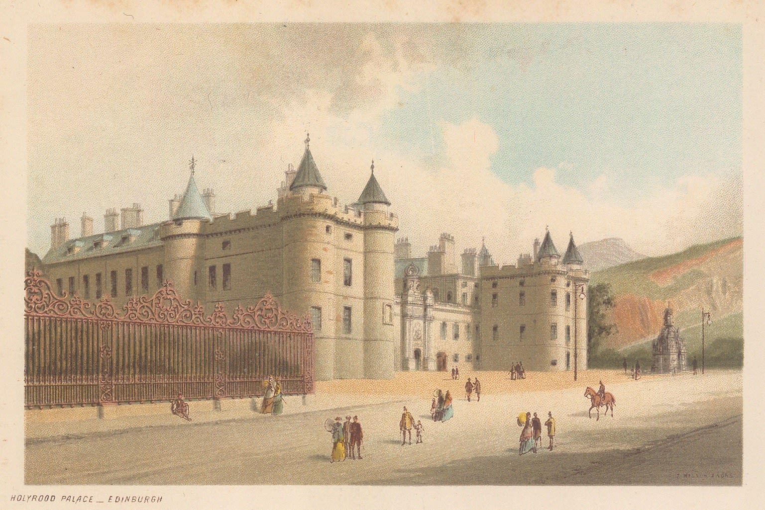Thomas Nelson, Scotland - Edinburgh, Holyrood Palace, 1891