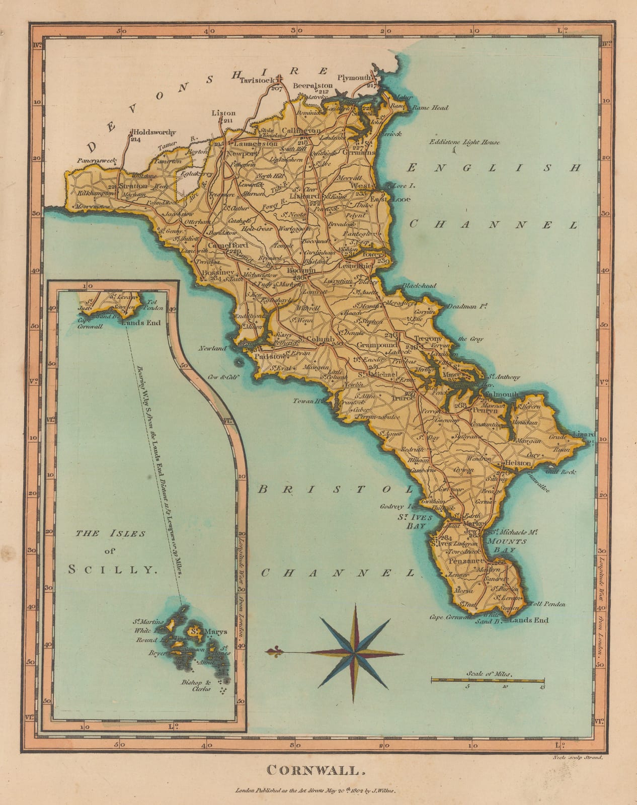 John Wilkes, Cornwall, 1802