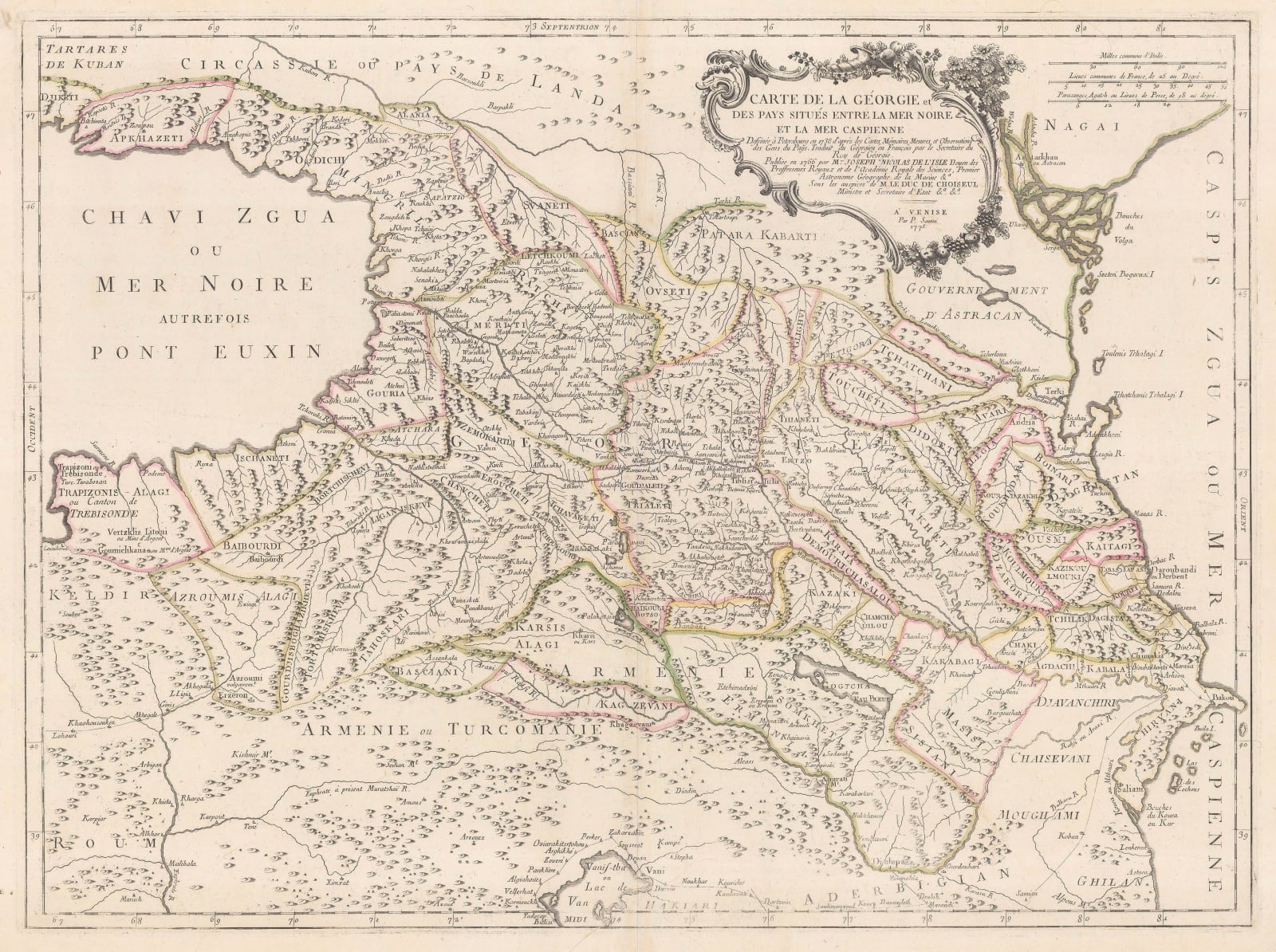Francois Santini, The Caucasus, 1775