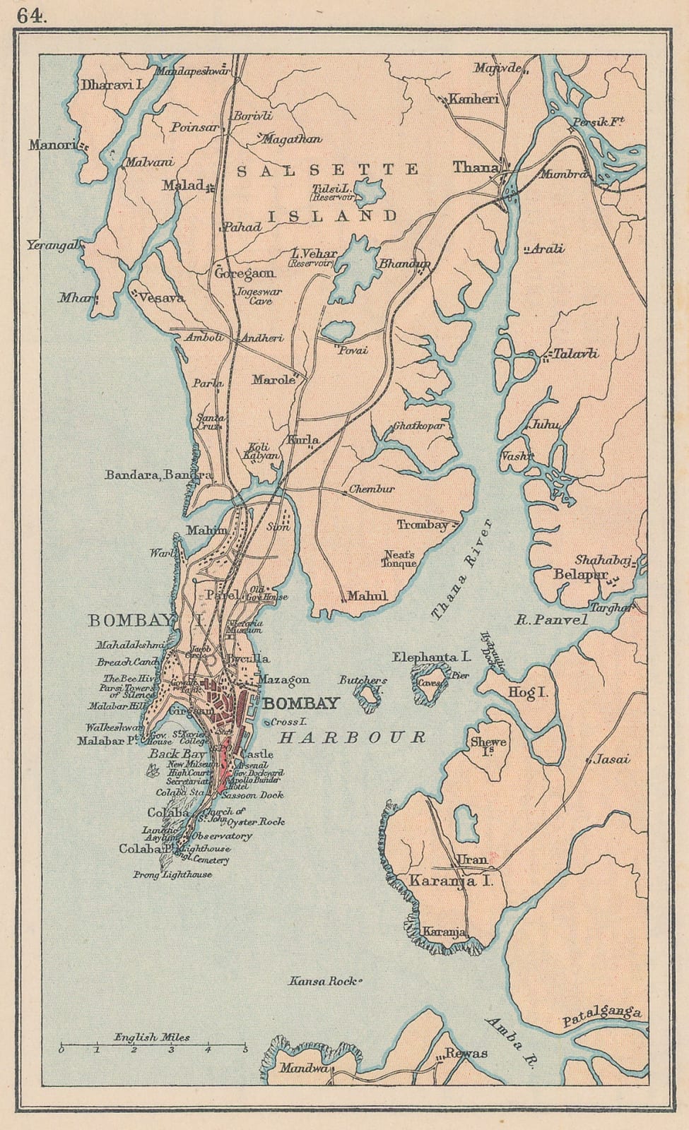 J.G. Bartholomew, Mumbai (Bombay), 1890 c.