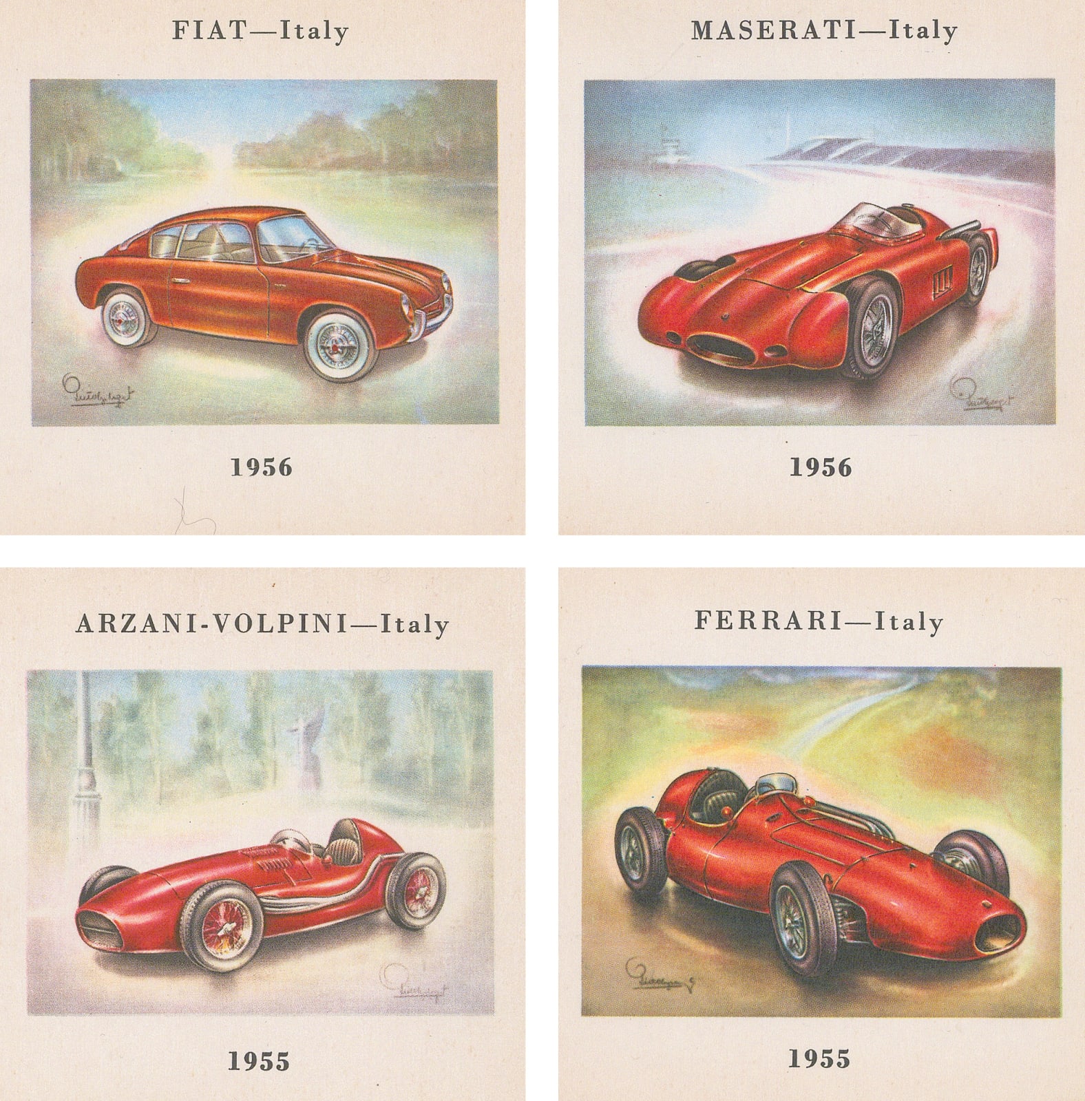 Anonymous, Automobiles - Italian cars, 1960 c.
