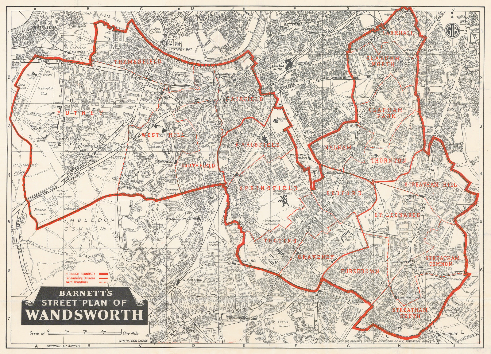 G. I. Barnett, Wandsworth, Clapham, Streatham, Putney & Wimbledon, 1960 (c.)