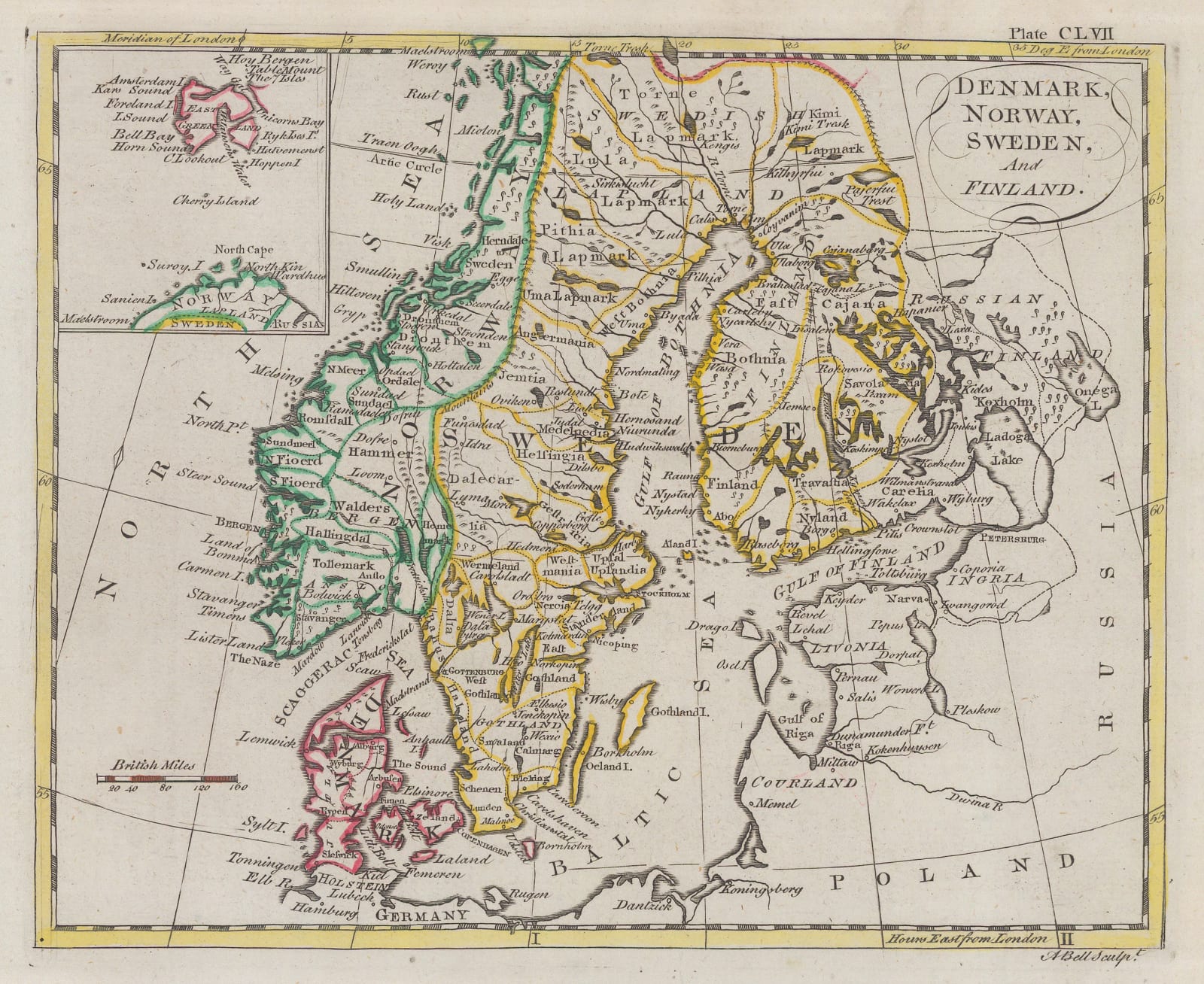 Andrew Bell, Denmark, Norway, Sweden and Finland, 1797