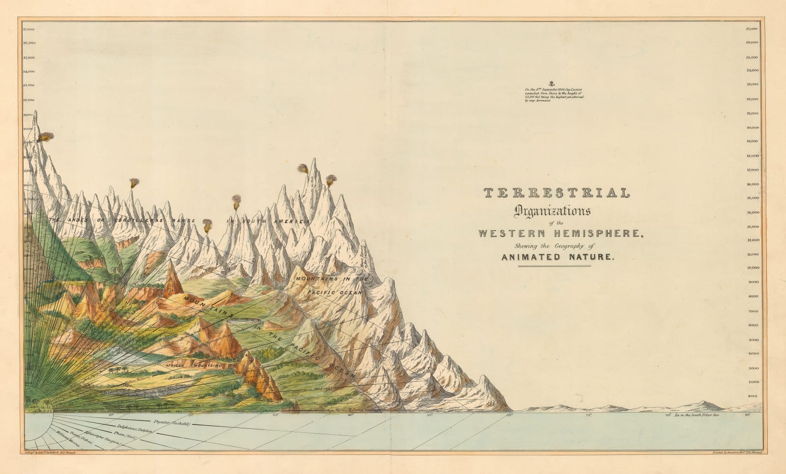 Ashford & Loader, The Heights of the Mountains of the Eastern Hemisphere, 1845