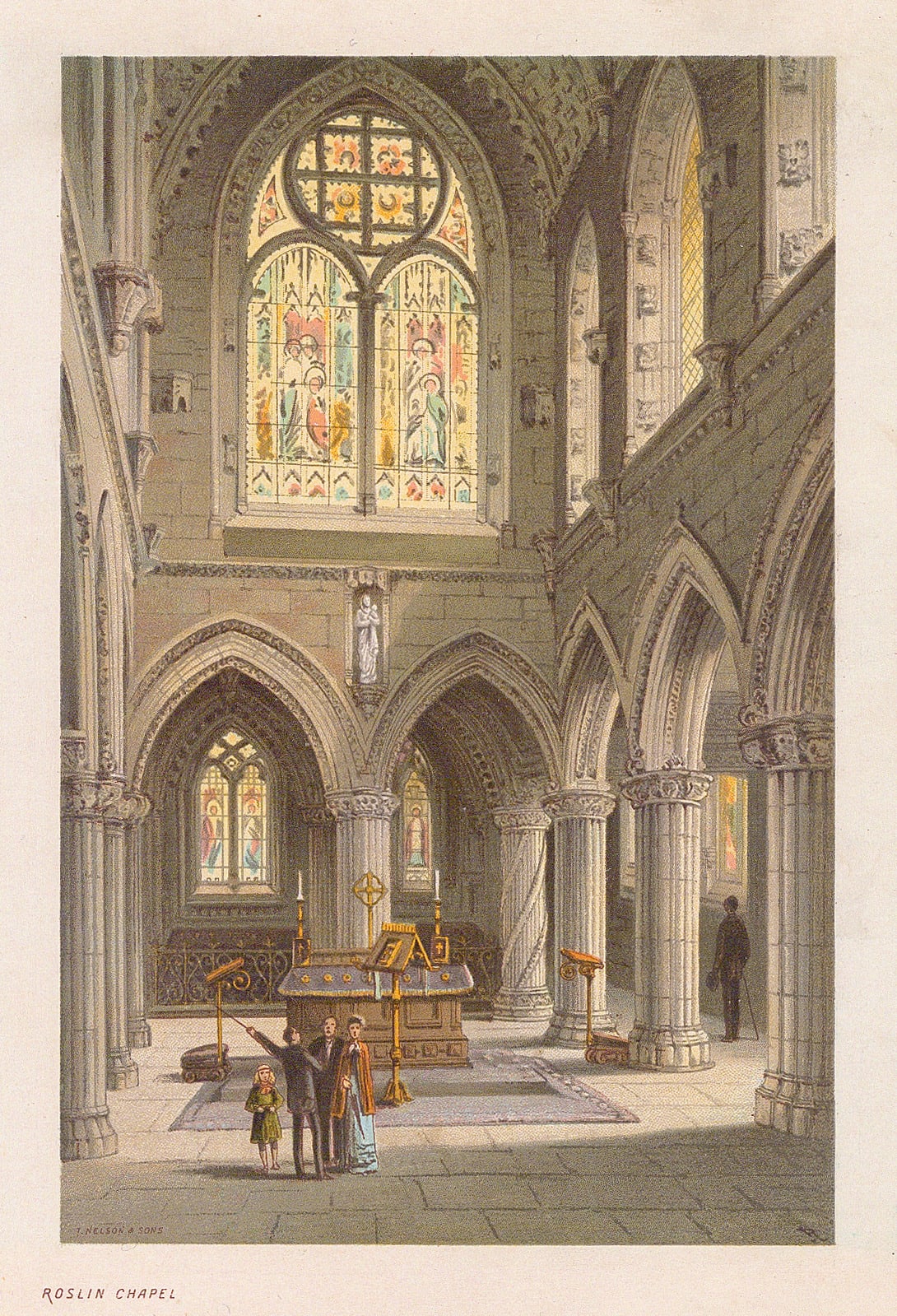 Thomas Nelson, Scotland - Roslin Chapel, 1889