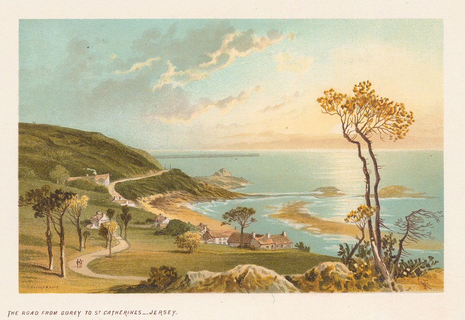 Thomas Nelson, Jersey - St Catherine's Bay, 1889