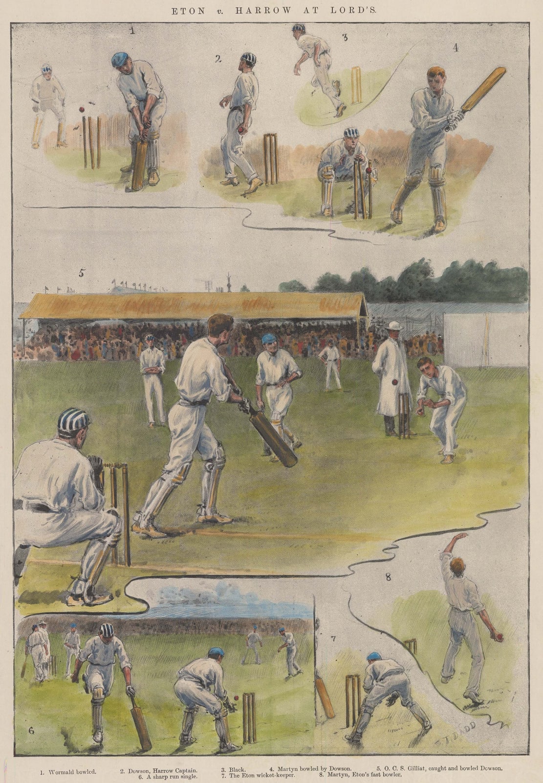 Illustrated Sporting and Dramatic News (ISDN), Cricket - Lord's, 1899