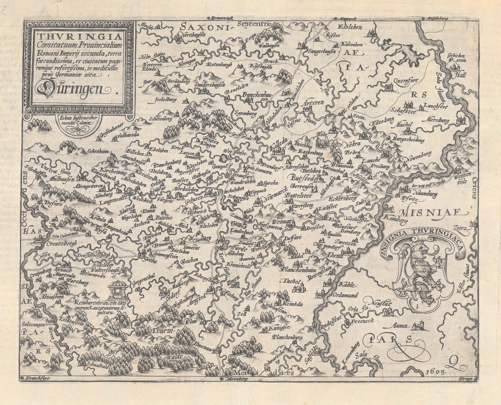 Matthias Quad, Thuringia, 1609