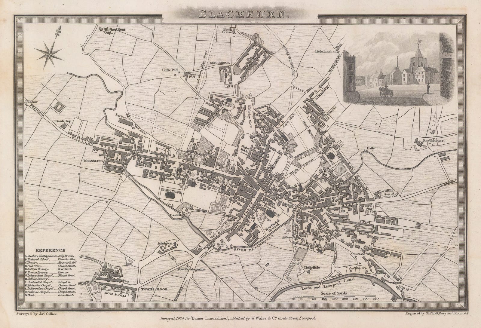 Edward Baines, Blackburn, 1824
