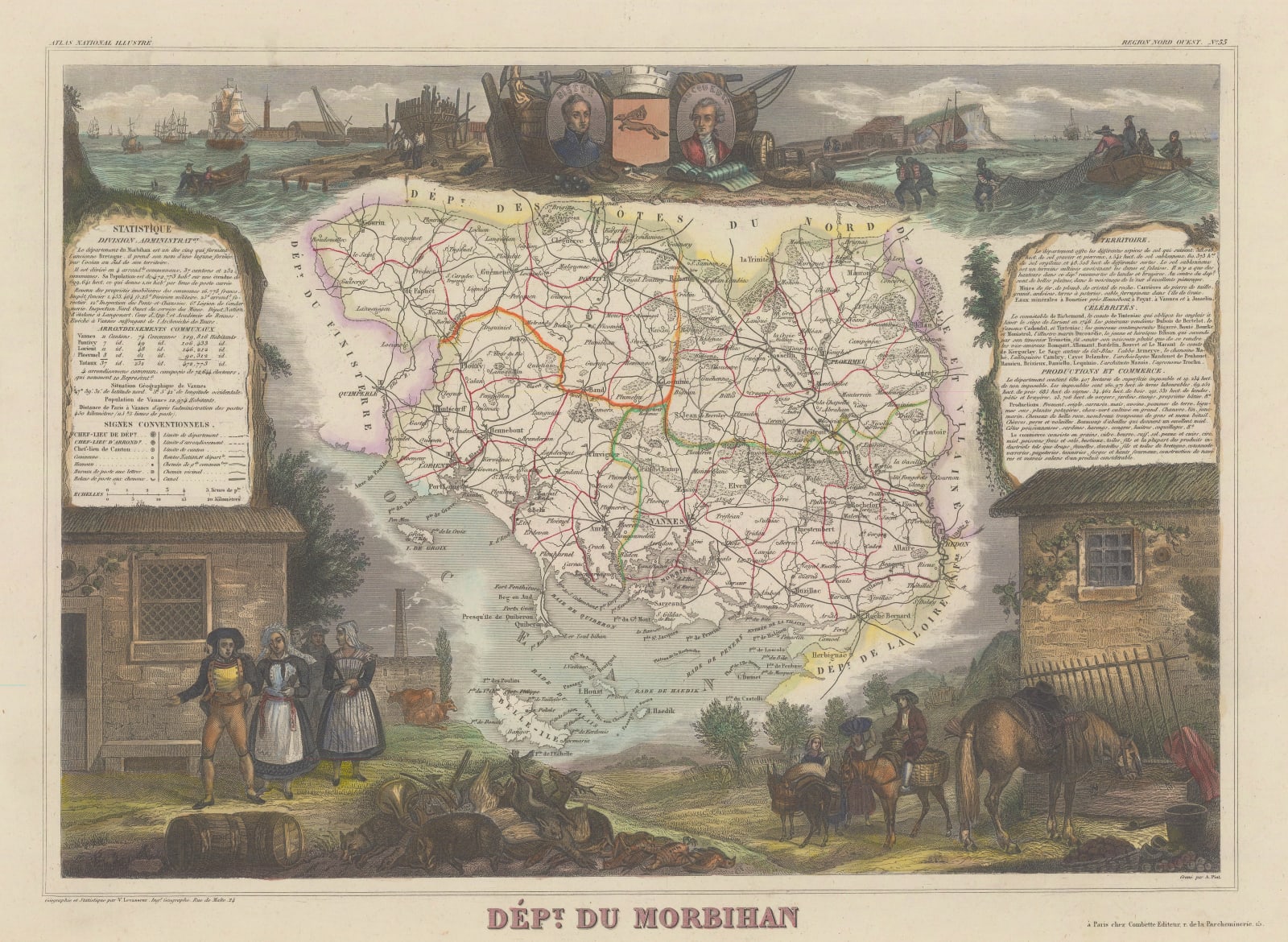 Victor Levasseur, Morbihan - Brittany, 1845