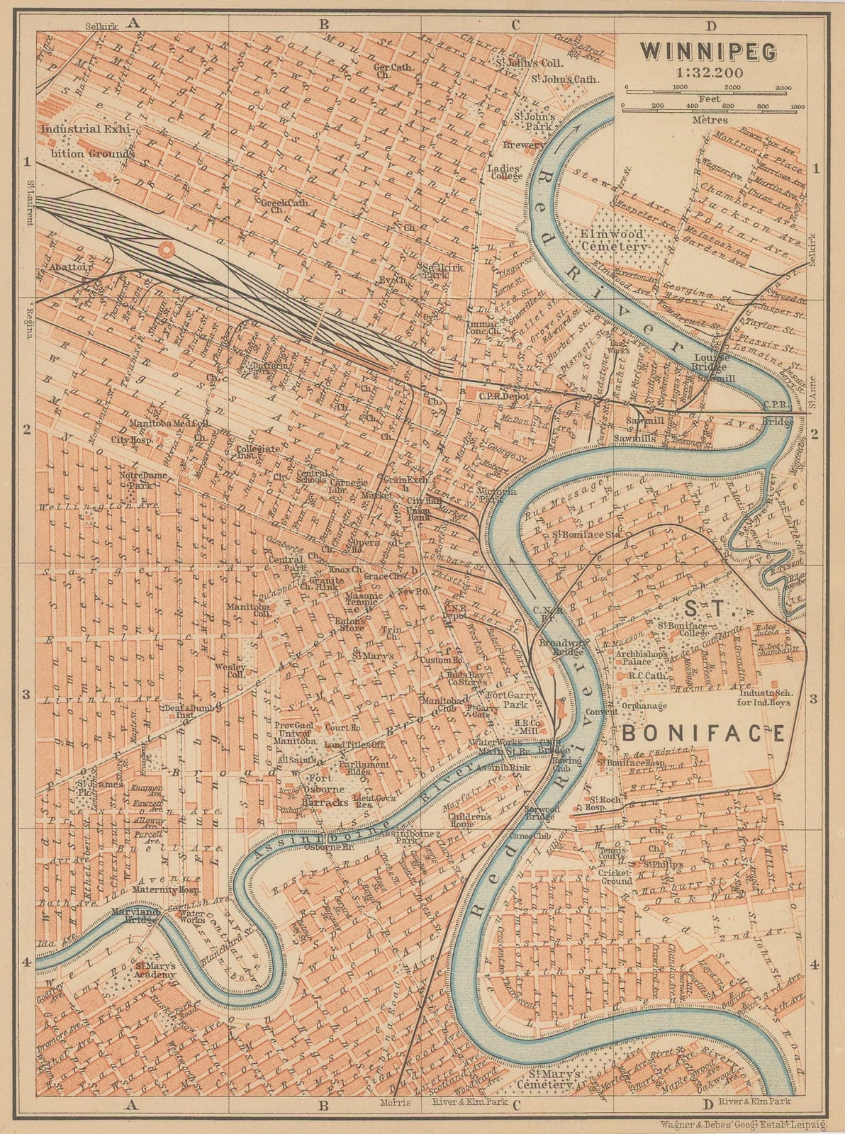 Karl Baedeker, Winnipeg, 1898