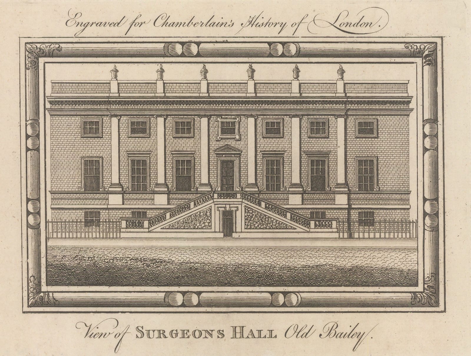 Henry Chamberlain, London - Surgeon's Hall, 1773