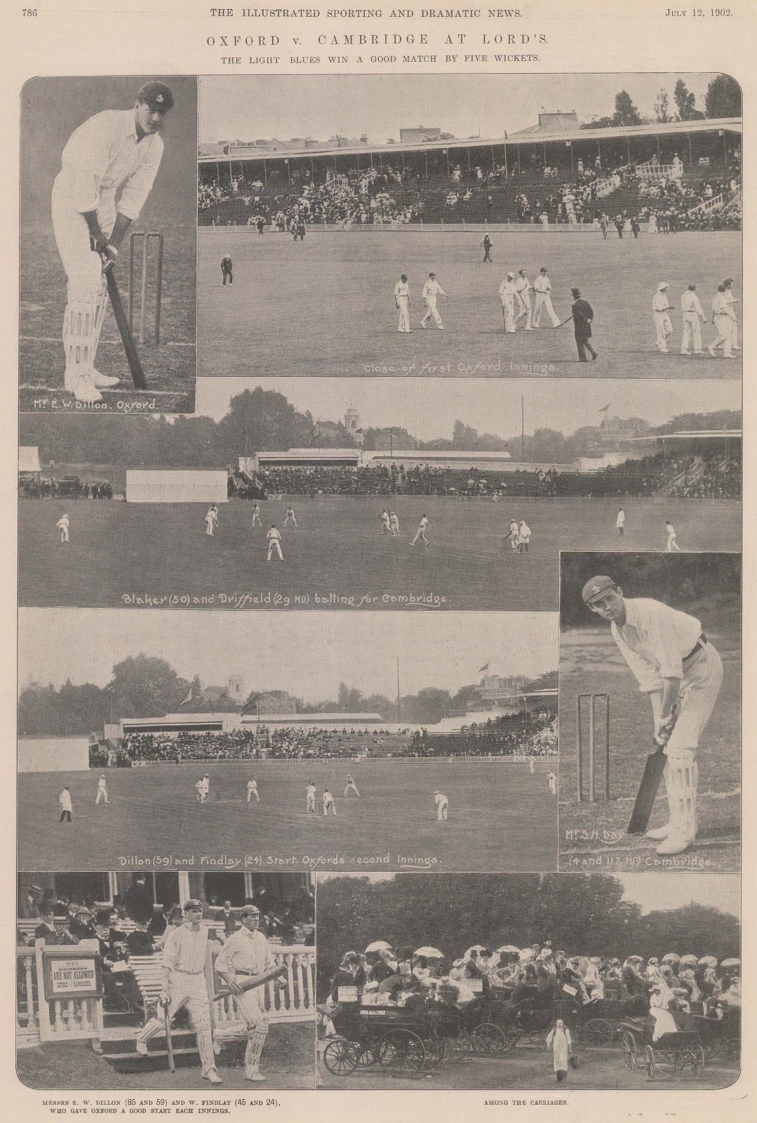 Illustrated Sporting and Dramatic News (ISDN), Cricket - Lord's, 1902