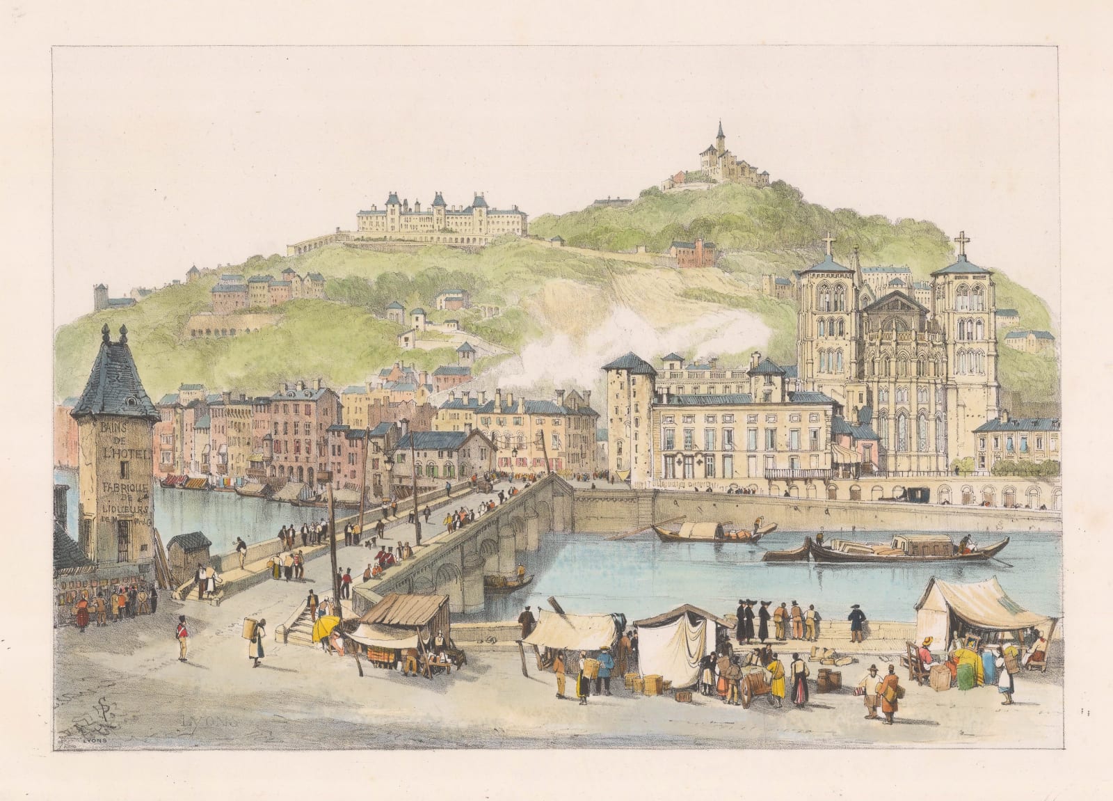 Samuel Prout, France - Lyon, 1850