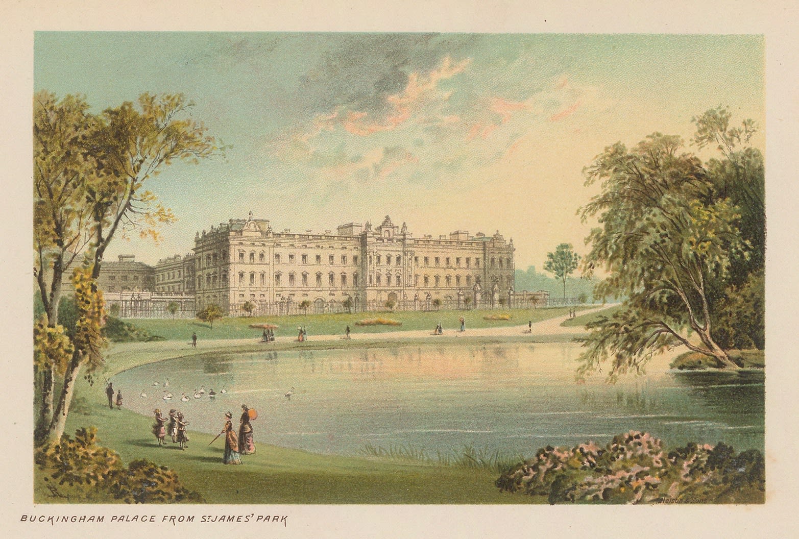 Thomas Nelson, London - Buckingham Palace, 1889