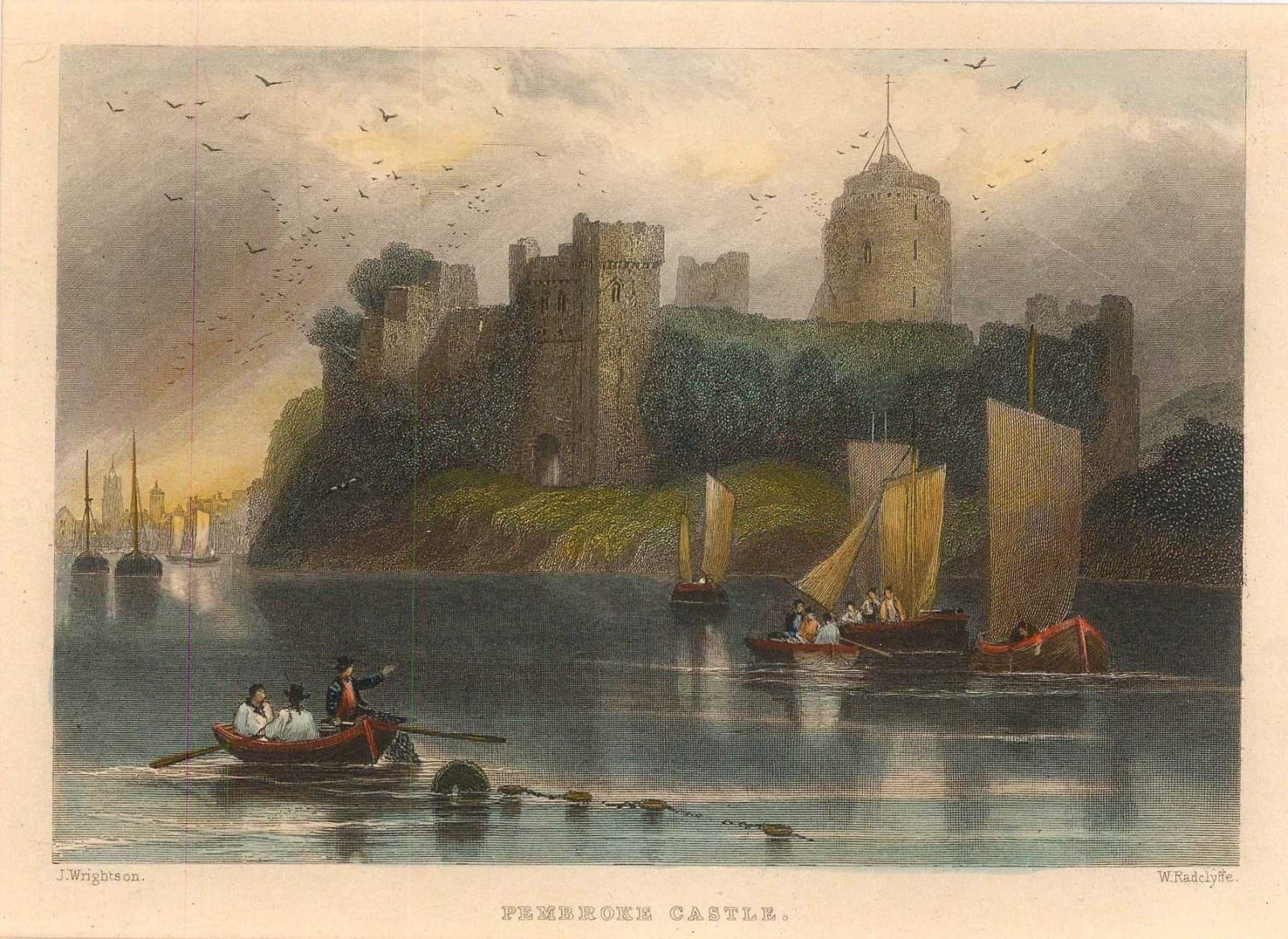 William Roscoe, Wales - Pembroke Castle, 1836