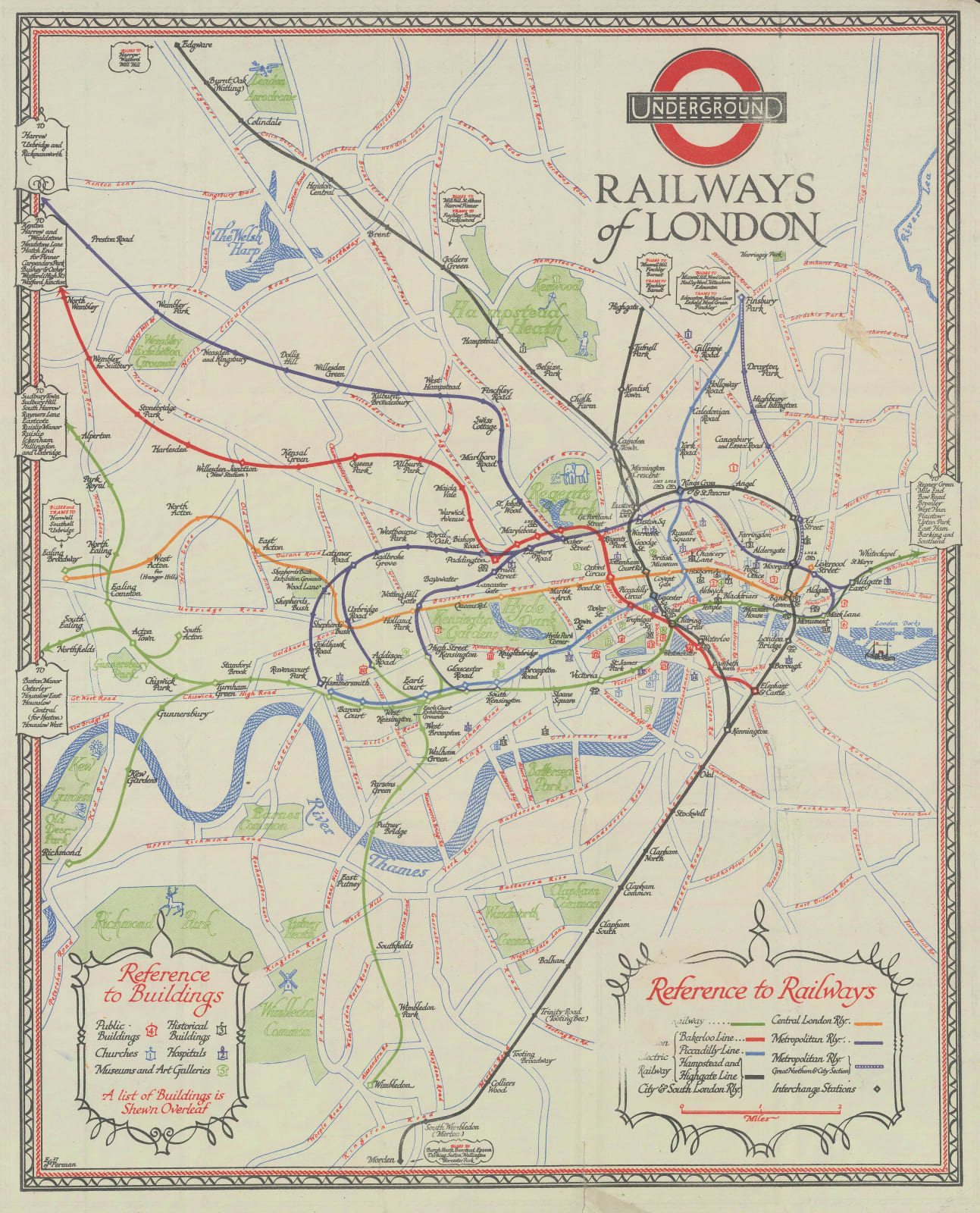 E.G. Perman, Underground Railways of London, 1928