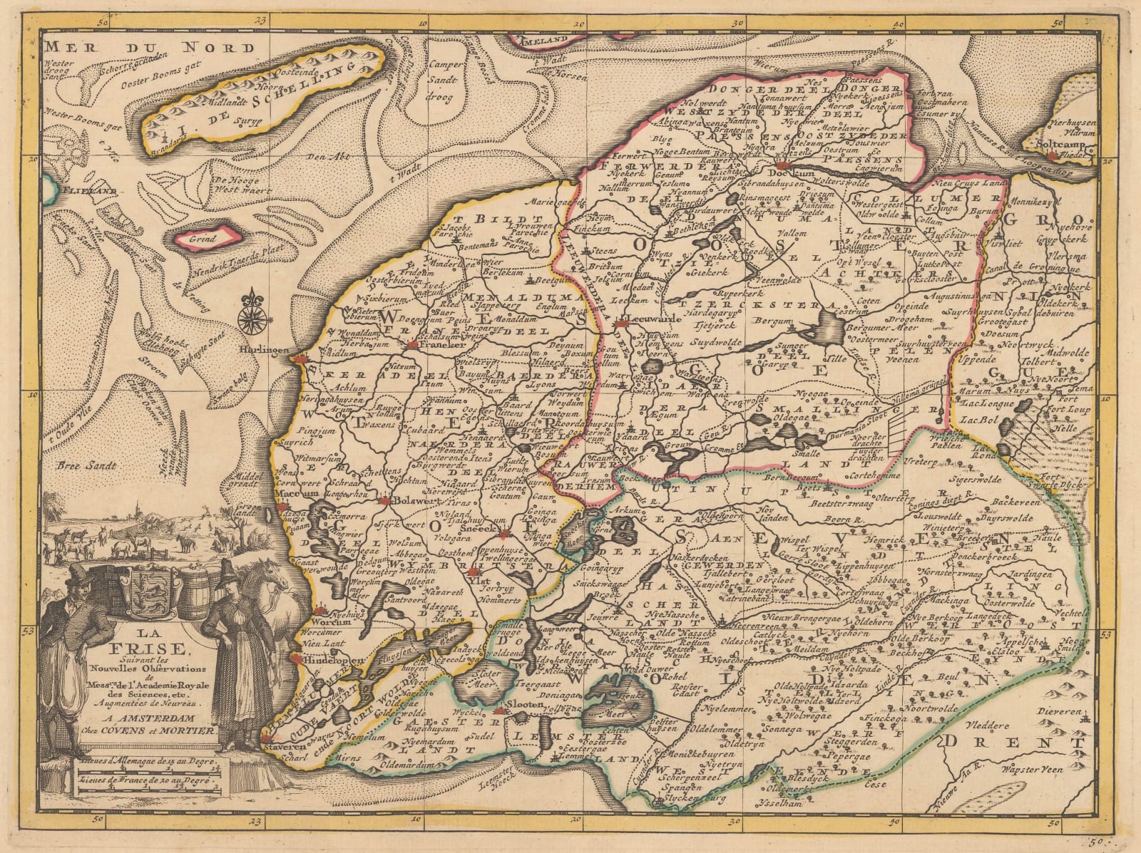 Covens (Jean) & Mortier (Cornelius), Friesland, 1730 c.
