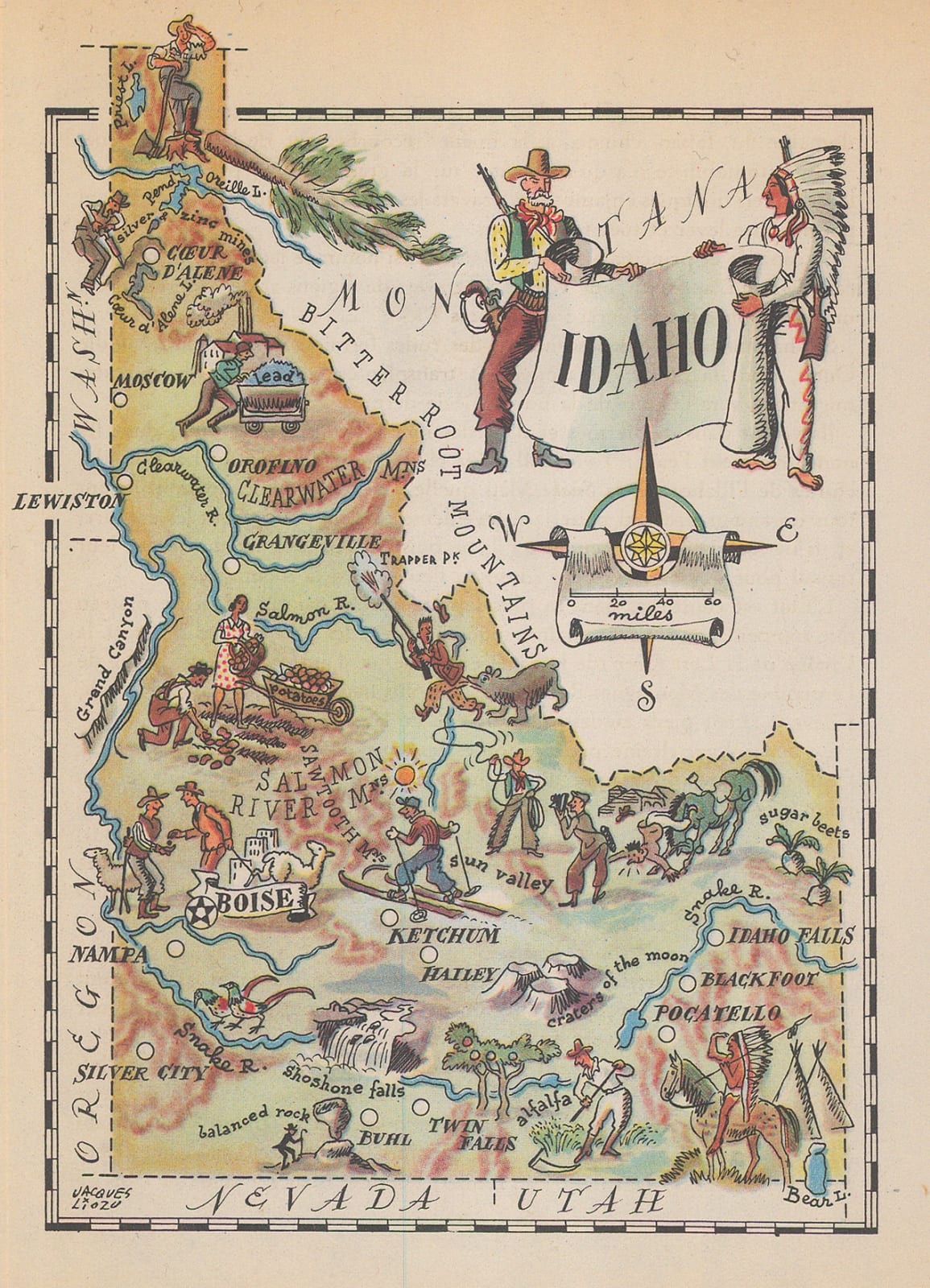 Dore Ogrizek, Idaho, 1946