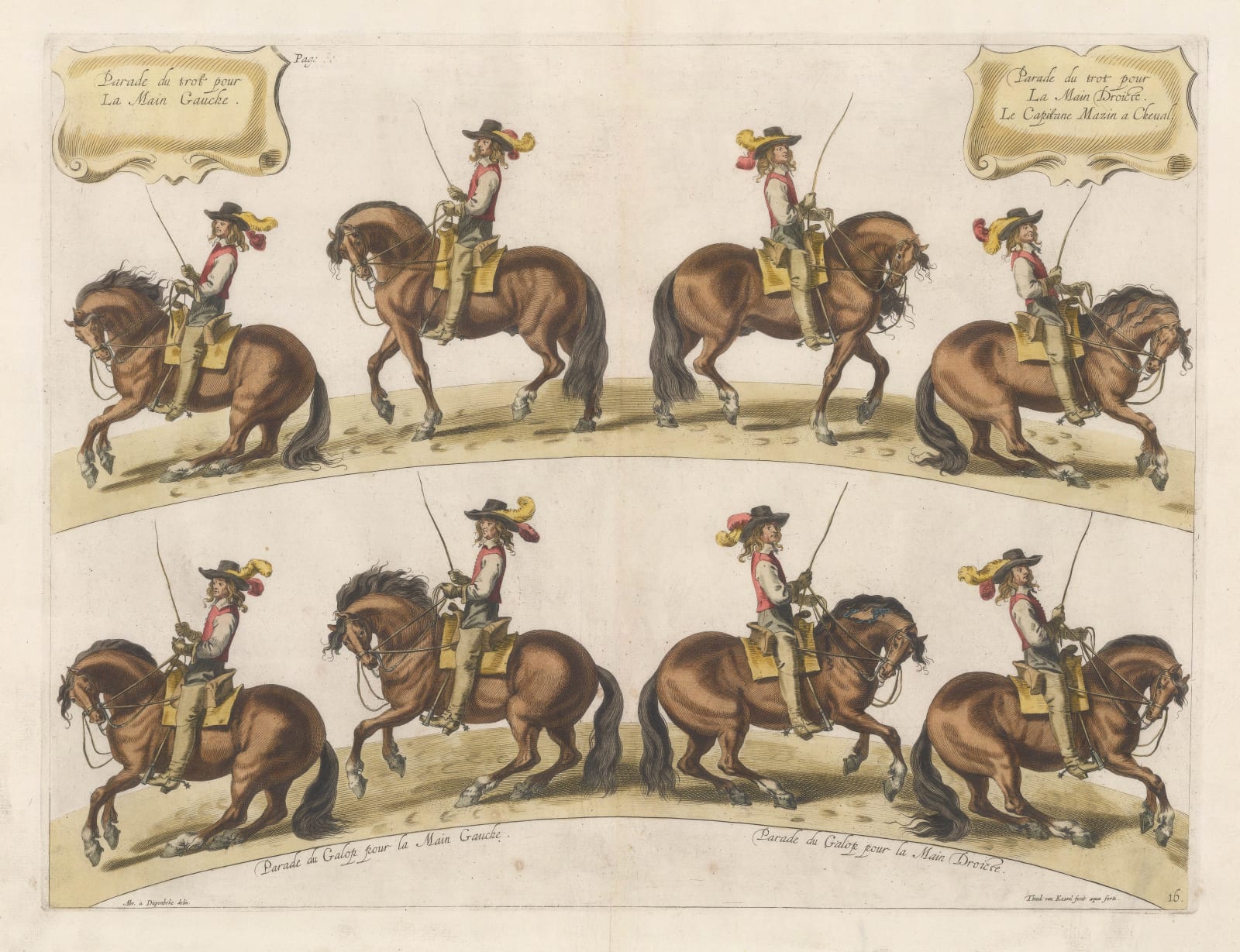 Duke of Newcastle, Horses - Dressage, 1743