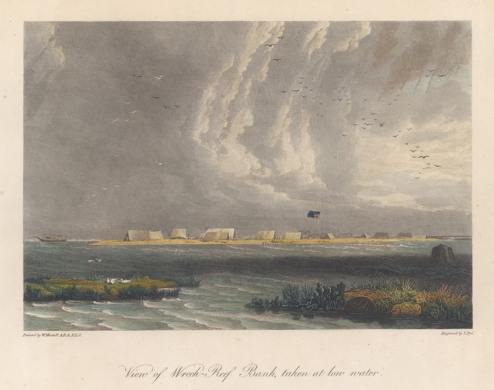 Matthew Flinders, Australia - Wreck Reef Island, 1814