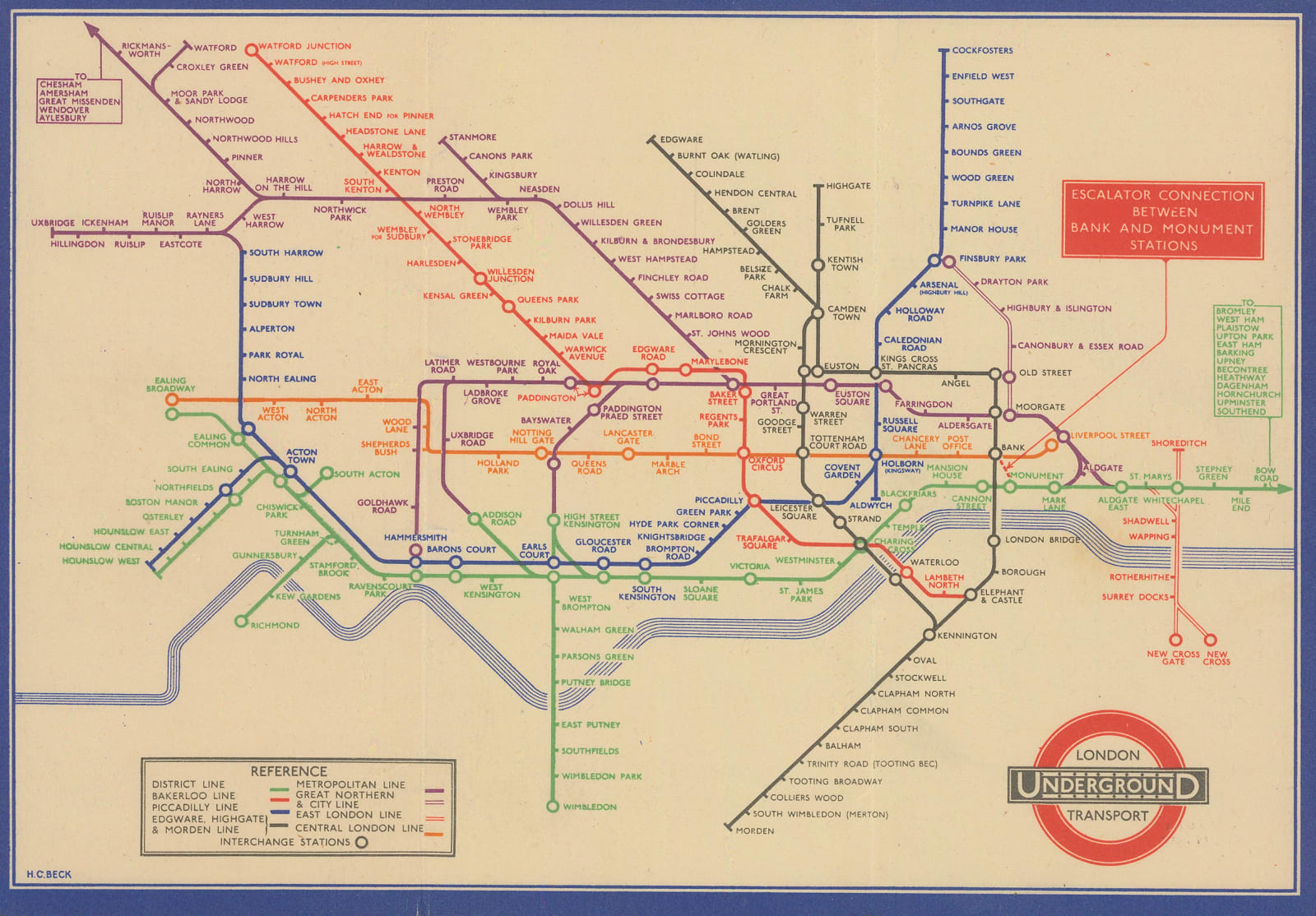 Harry Beck, September/October, 1933