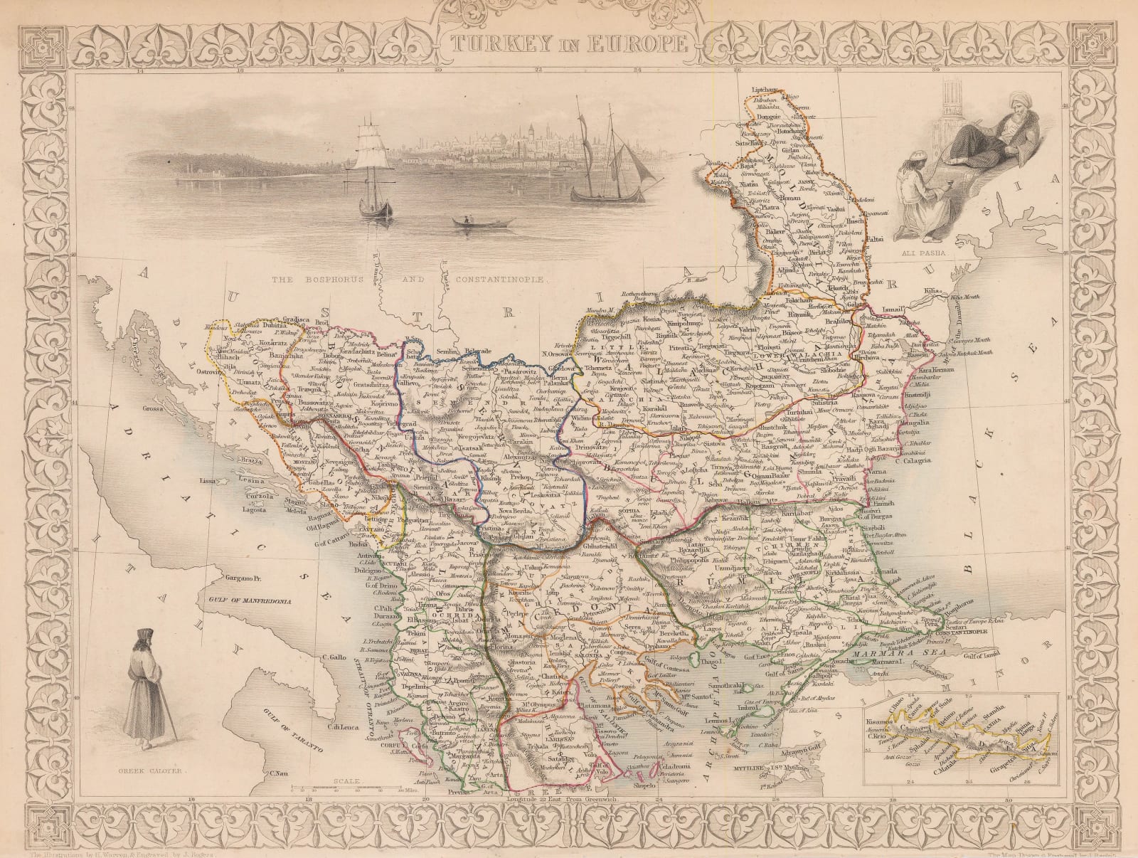 John Tallis, Northern Balkans, 1851