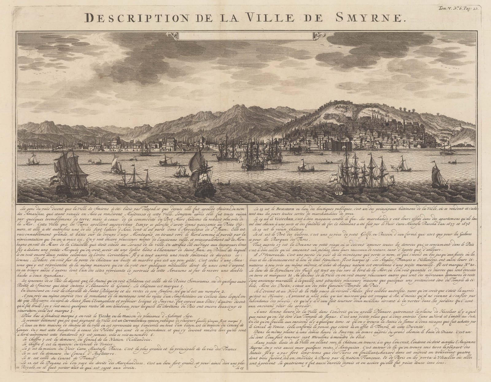 Henri Chatelain, Turkey - Izmir (Smyrna), 1719