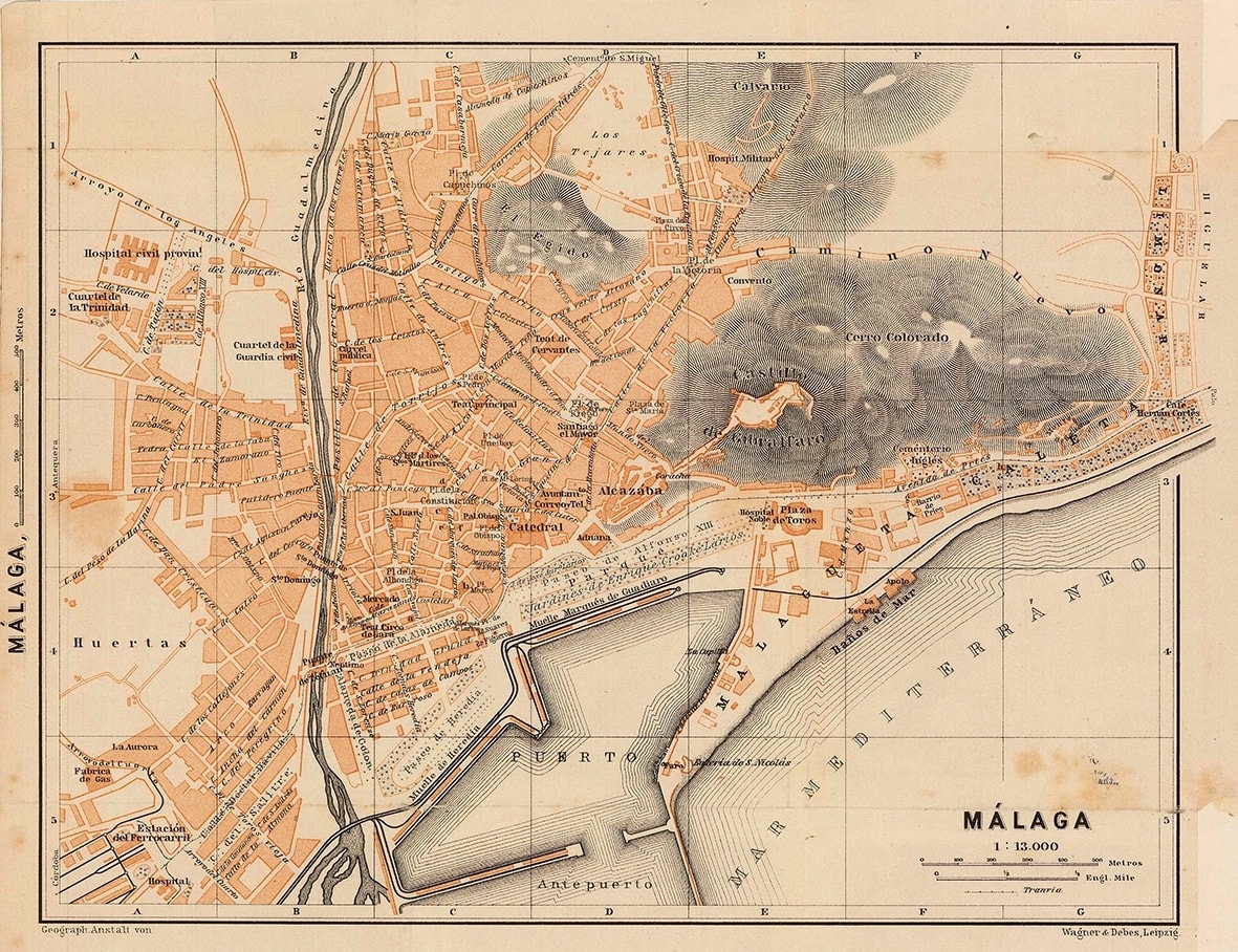 Karl Baedeker, Malaga, 1901
