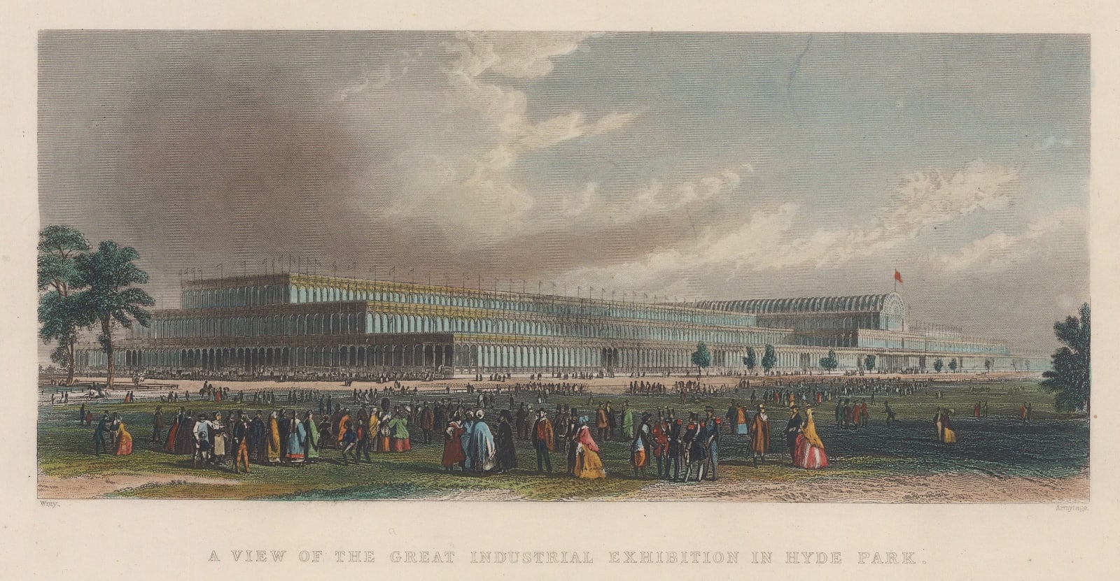 John Tallis, London - Great Exhibition, Crystal Palace in Hyde Park, 1851