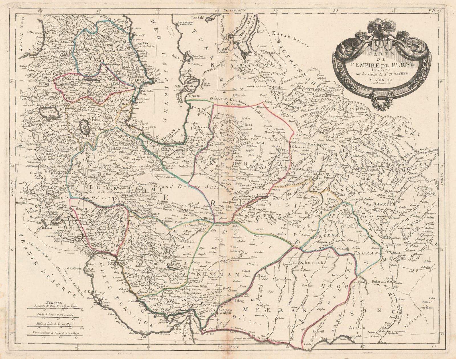 Francois Santini, The Persian Empire (Iran), 1779