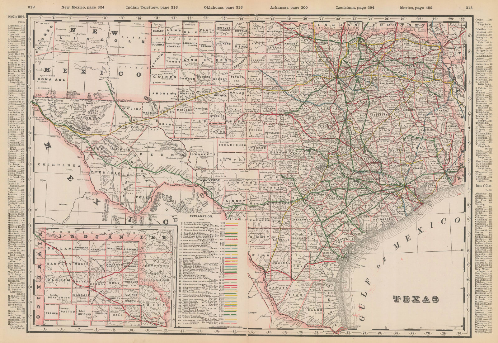 George Cram, Texas, 1898