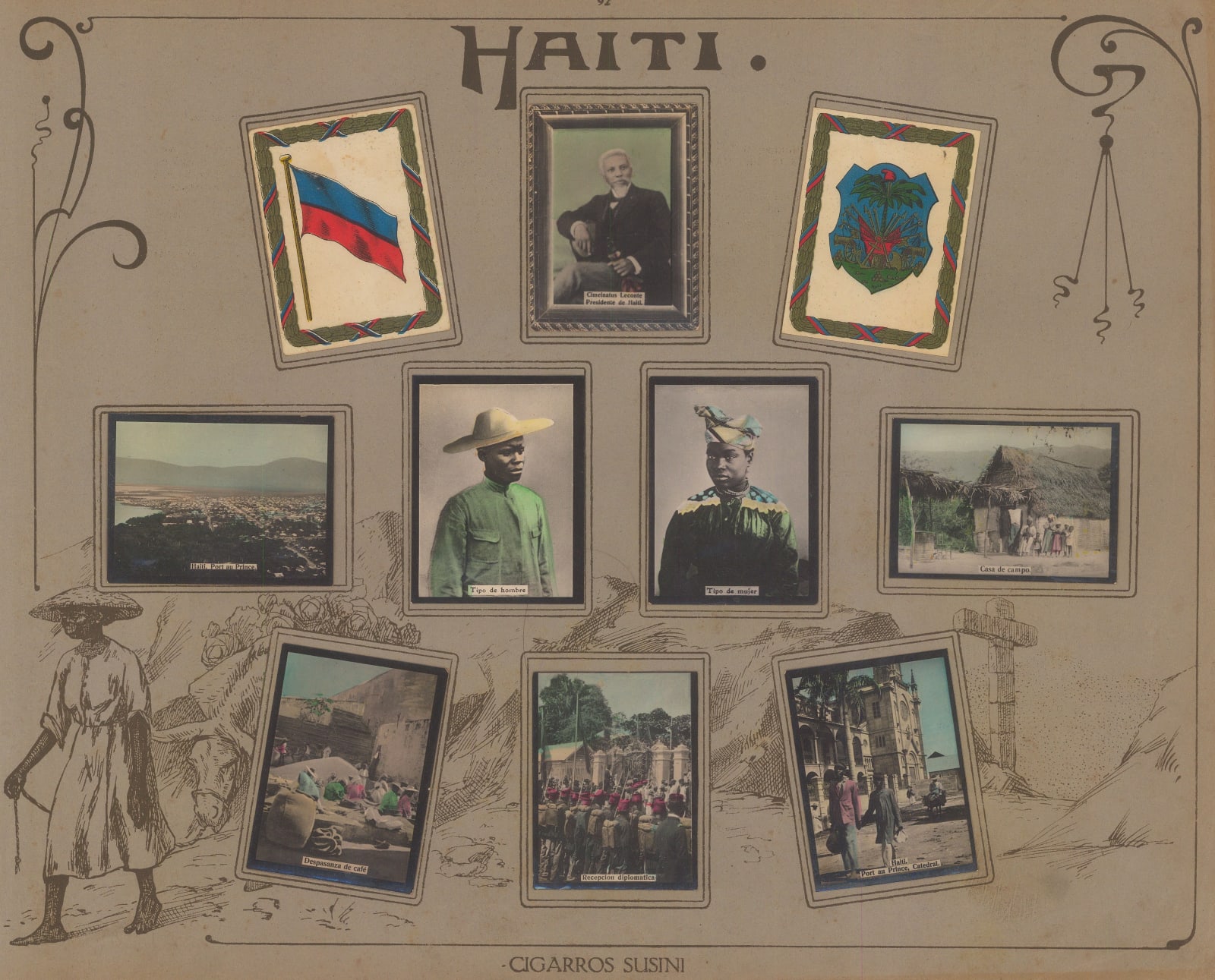 Cigarros Susini, Haiti - Cigarette Cards, 1914