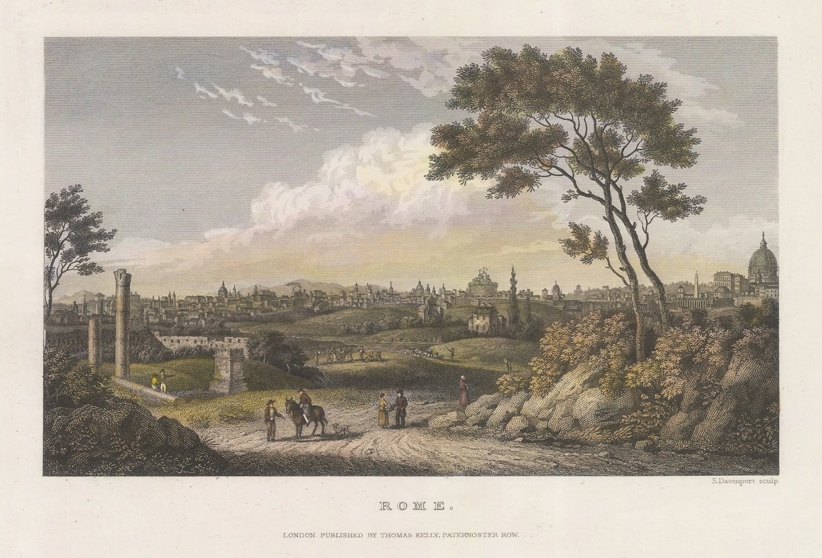 Thomas Kelly, Italy - Rome, 1835