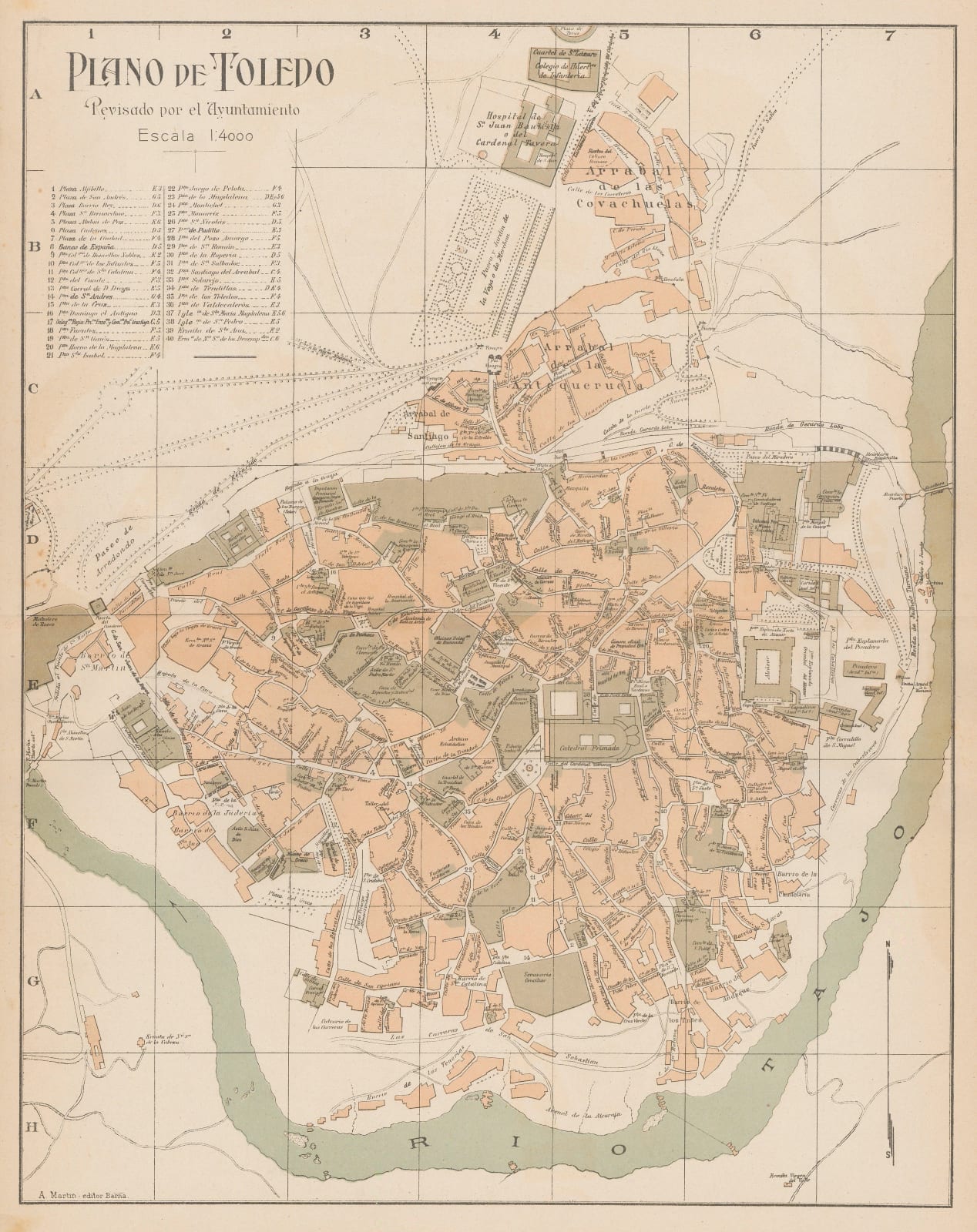 Alberto Martín, Plano de Toledo, 1927
