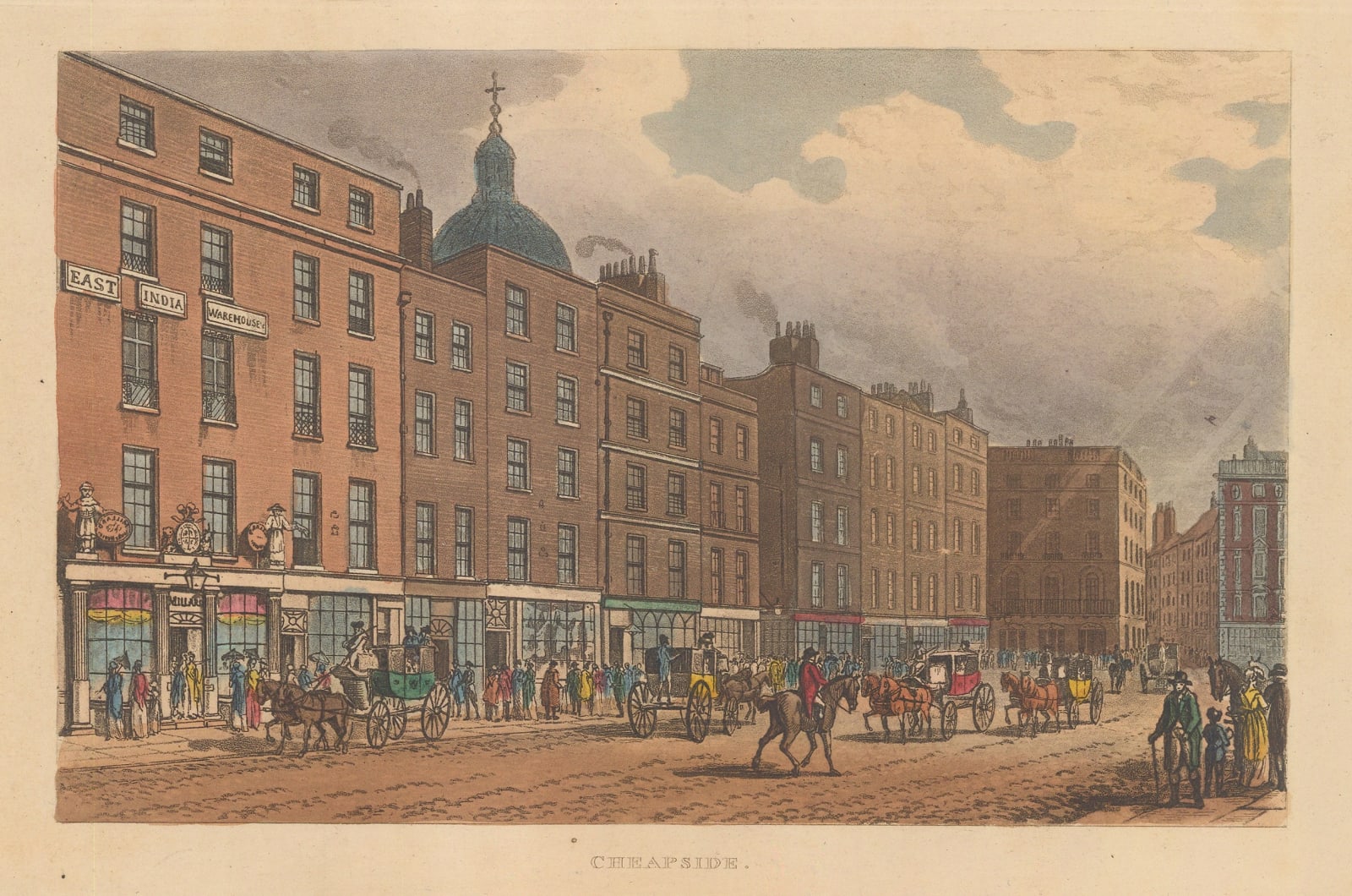 John Papworth, London - Cheapside, 1816